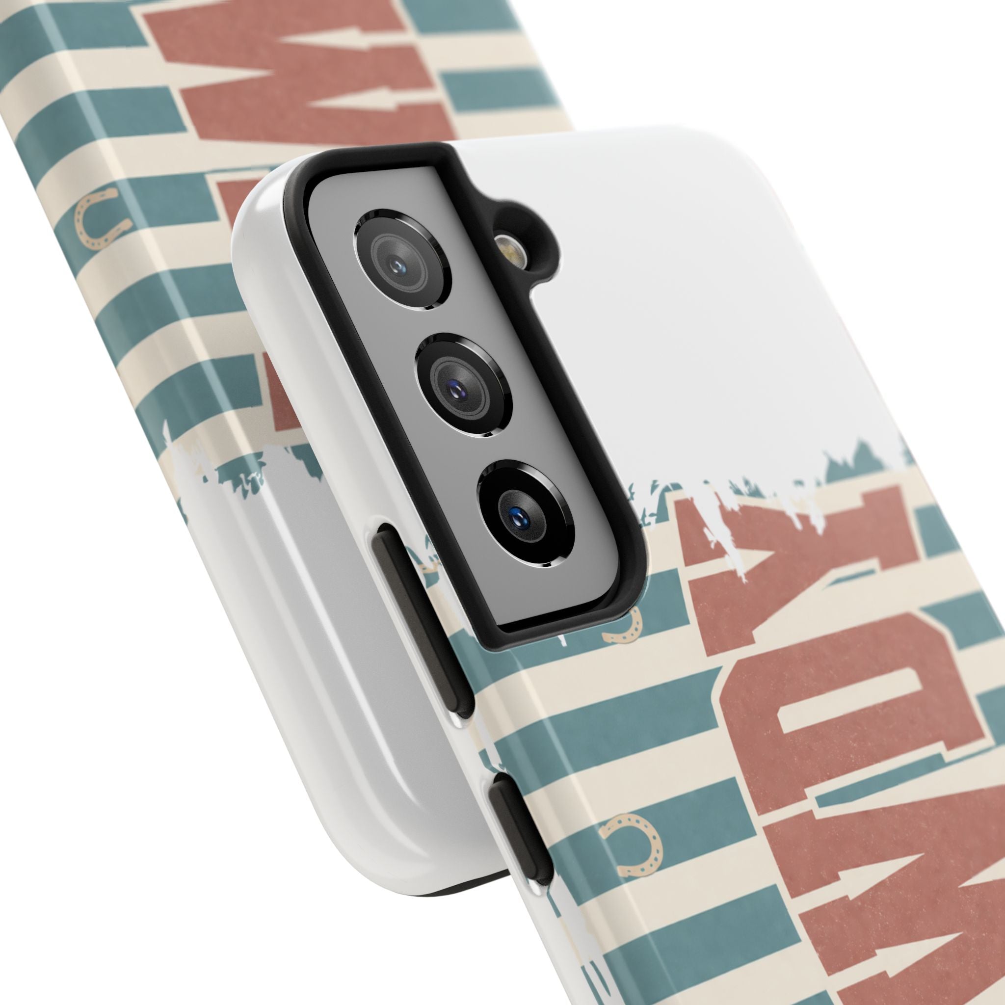 Vintage 'LOVE' Striped Tough Phone Case