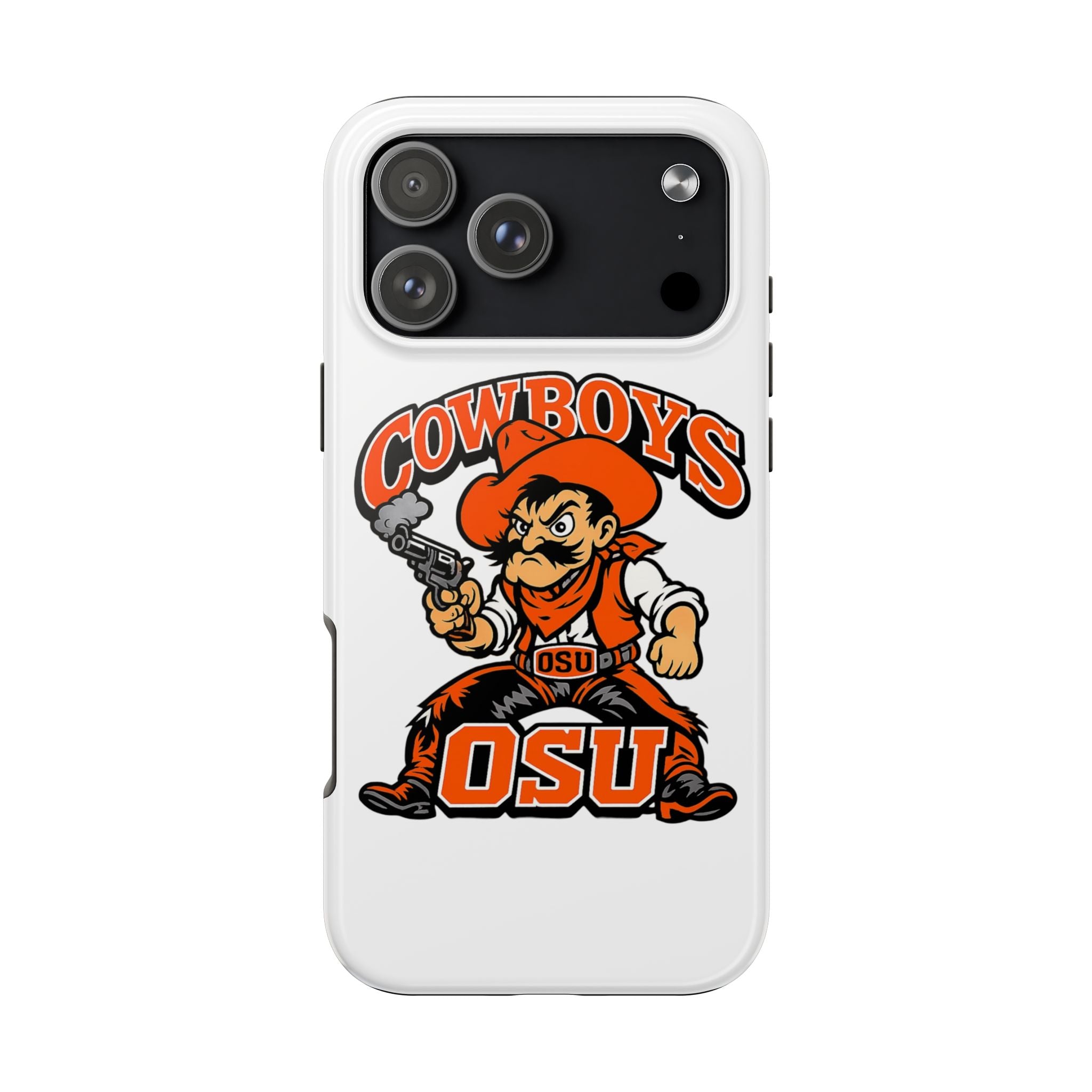 OSU Cowboys Tough Phone Case — Retro Mascot Protective Cover