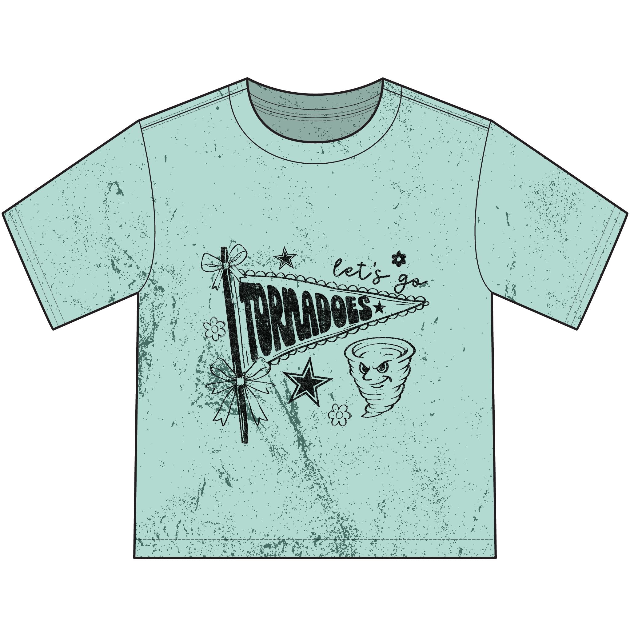 Let's Go Tornadoes Youth T-Shirt – Vintage School Spirit Tee