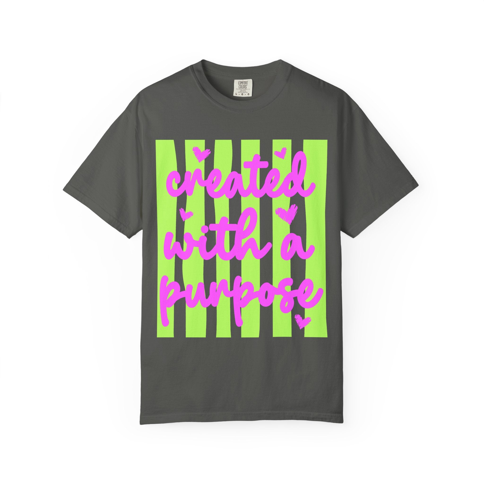 Created With a Purpose T-Shirt — Inspirational Graphic Tee
