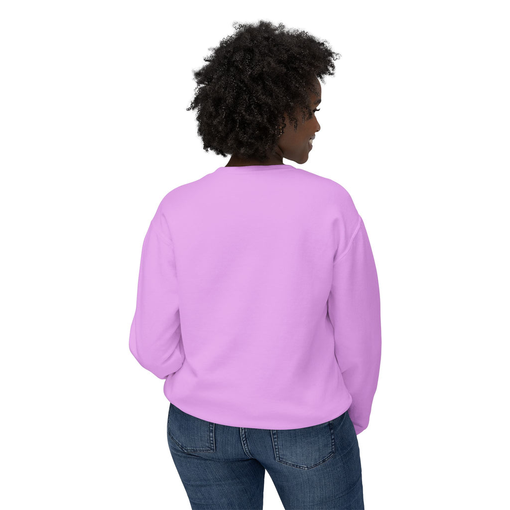 Everything Is Fine Crewneck Sweatshirt — Retro Flames & Checkered Graphic