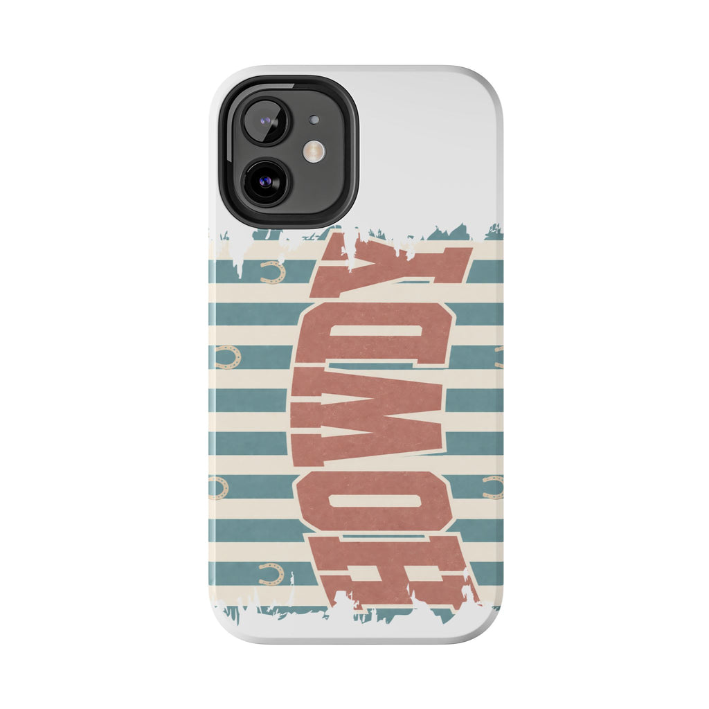 Vintage 'LOVE' Striped Tough Phone Case