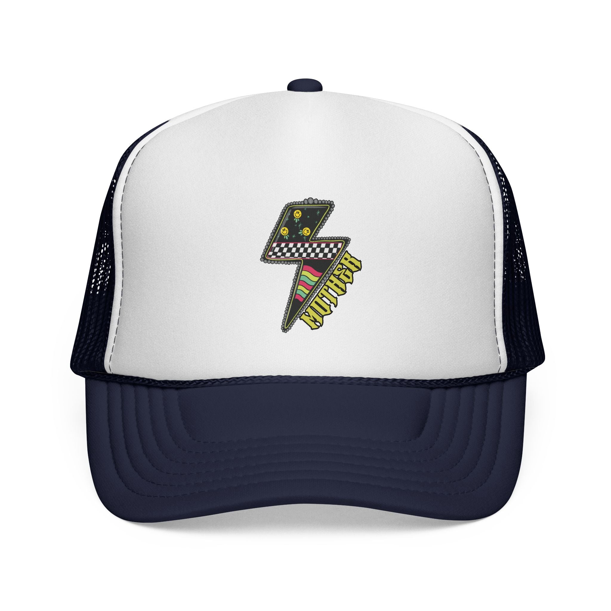Trucker Cap — Lightning Bolt Patch Design