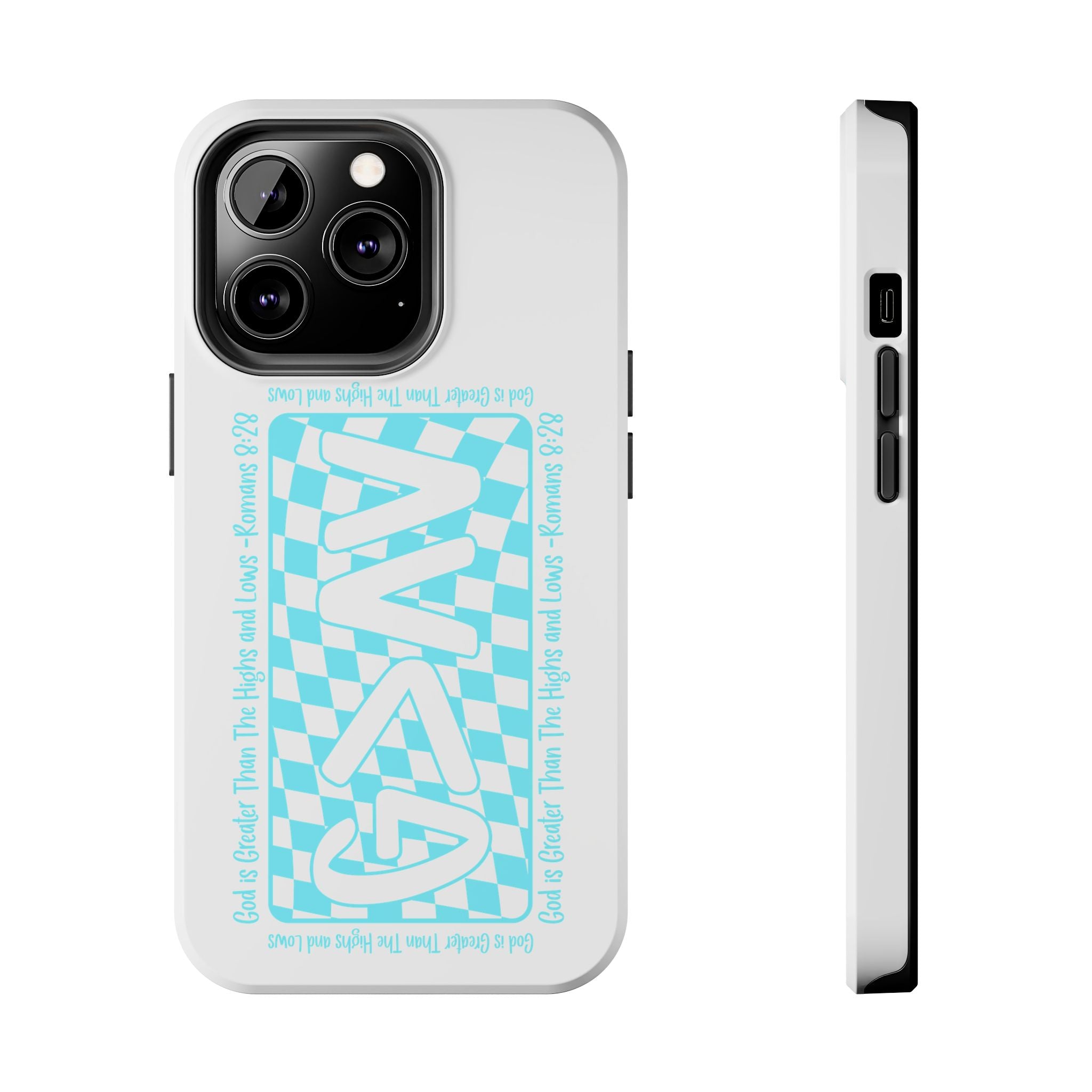 GAY Checkerboard Tough Phone Case — Pride Protective Phone Cover