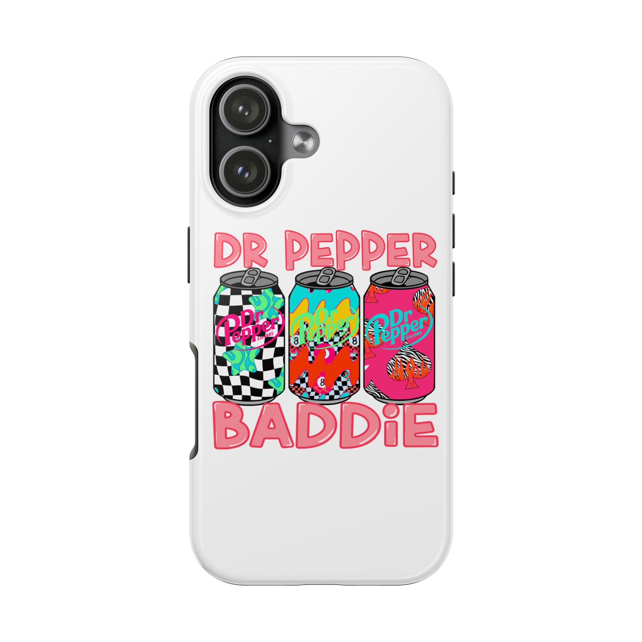 Dr Pepper Baddie Tough Phone Case — Retro Pop Soda Can Design