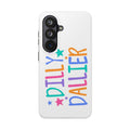 Dilly Dallier Colorful Tough Phone Case — Fun Pastel Stars Protective Cover