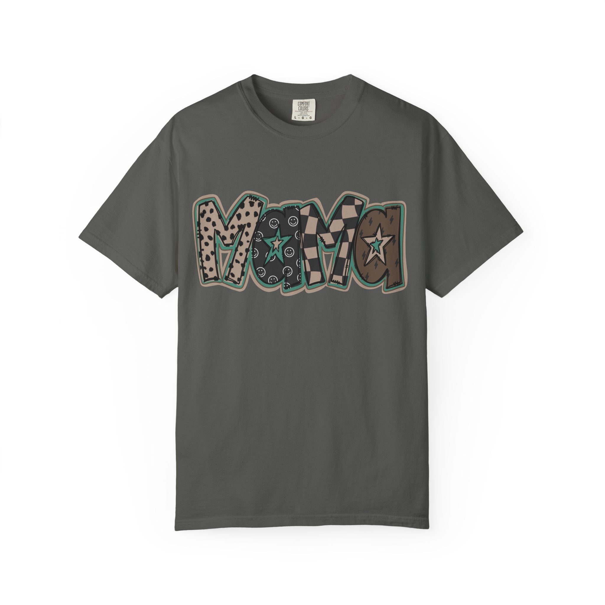 Vegan Retro Graffiti T‑Shirt — Vintage Bandana Pattern Tee