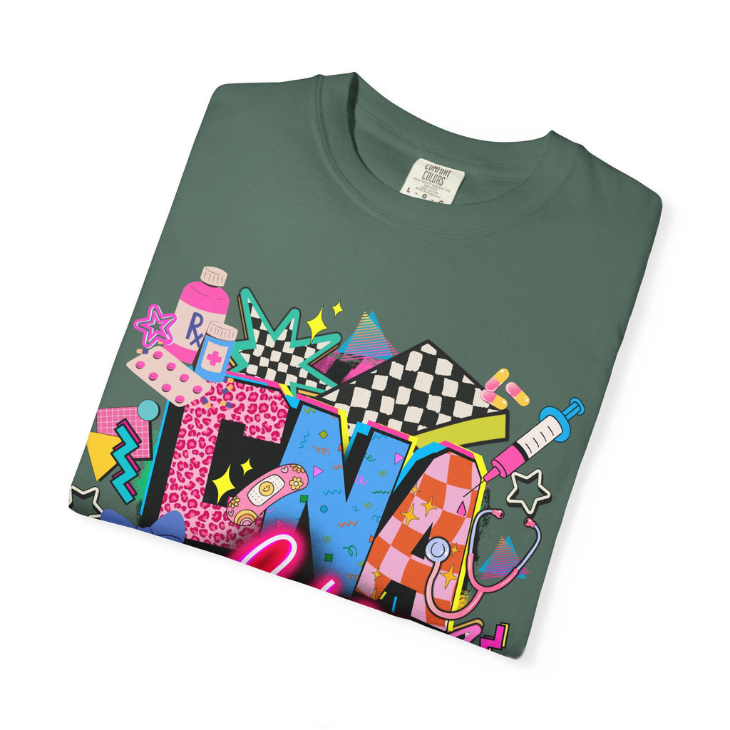 DNF Life Graphic T-Shirt — Retro Neon Skate Streetwear