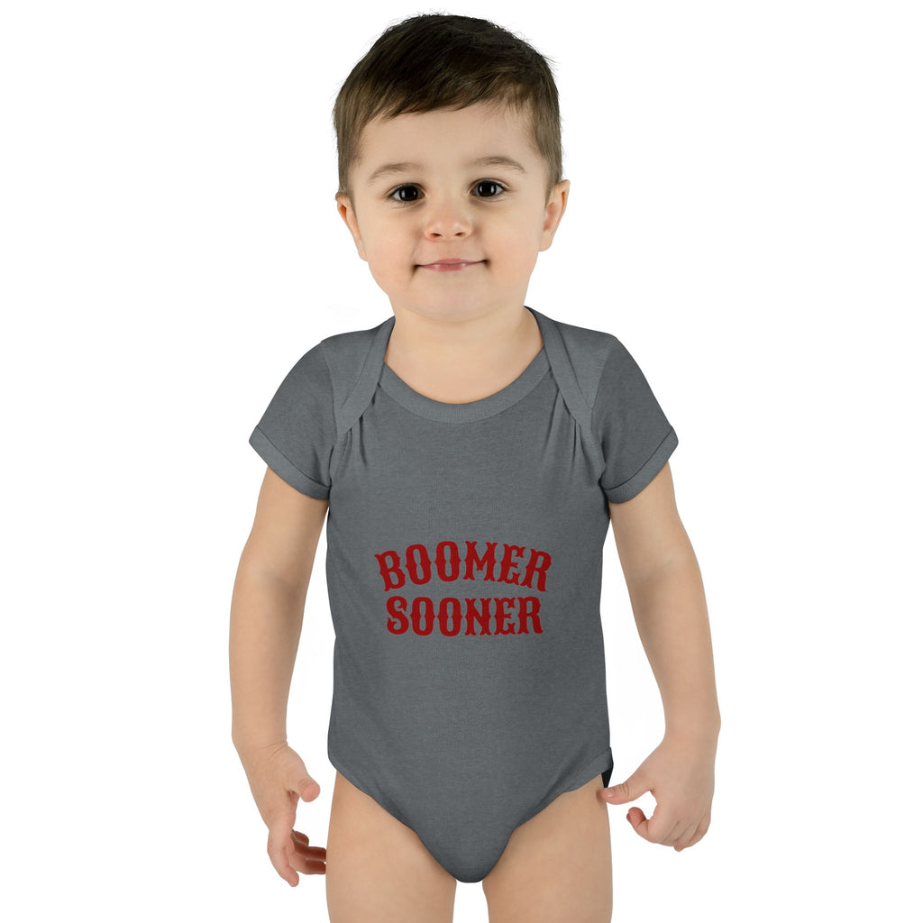 Boomer Sooner Infant Bodysuit - Baby OU Sooners Football Onesie