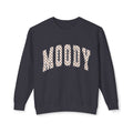 Woody Checkerboard Crewneck Sweatshirt — Peach Graphic Pullover