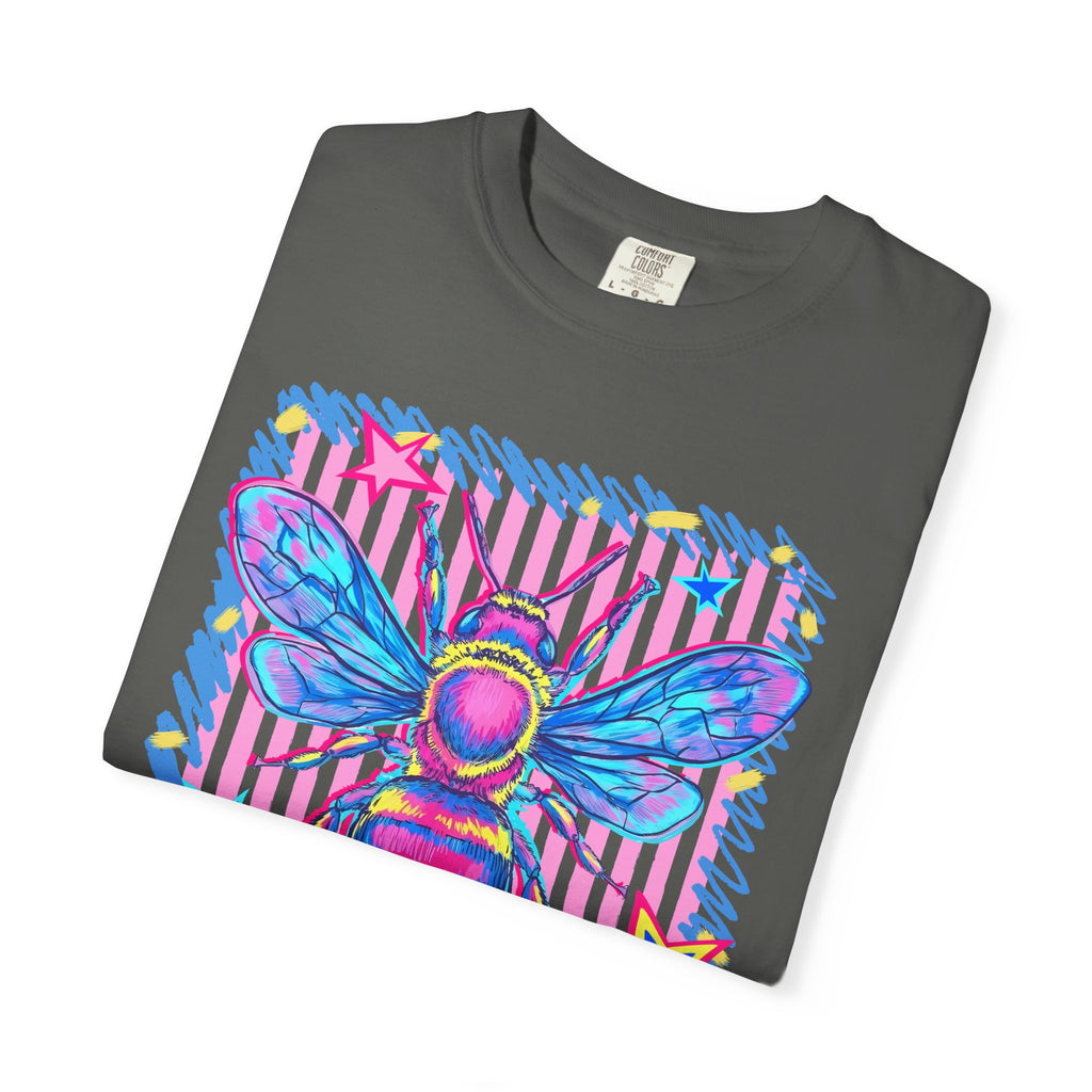 Kind Bee T-Shirt — Colorful Psychedelic Bee Graphic Tee