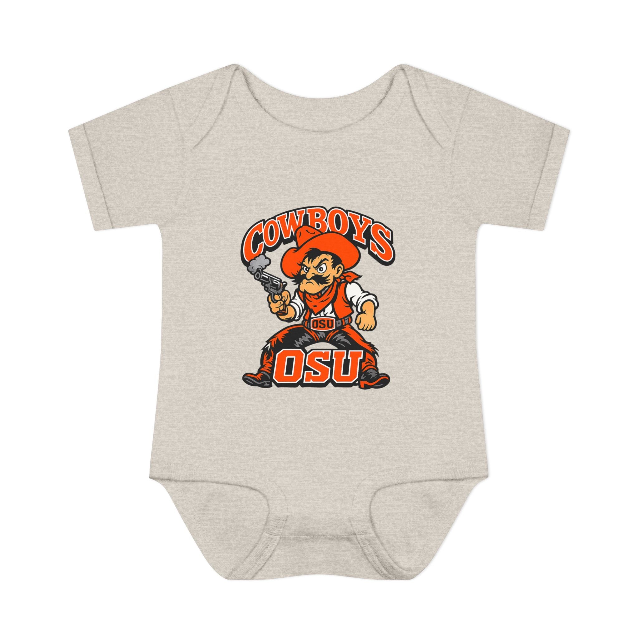 OSU Cowboys Infant Bodysuit – Baby Cowboy Mascot Onesie
