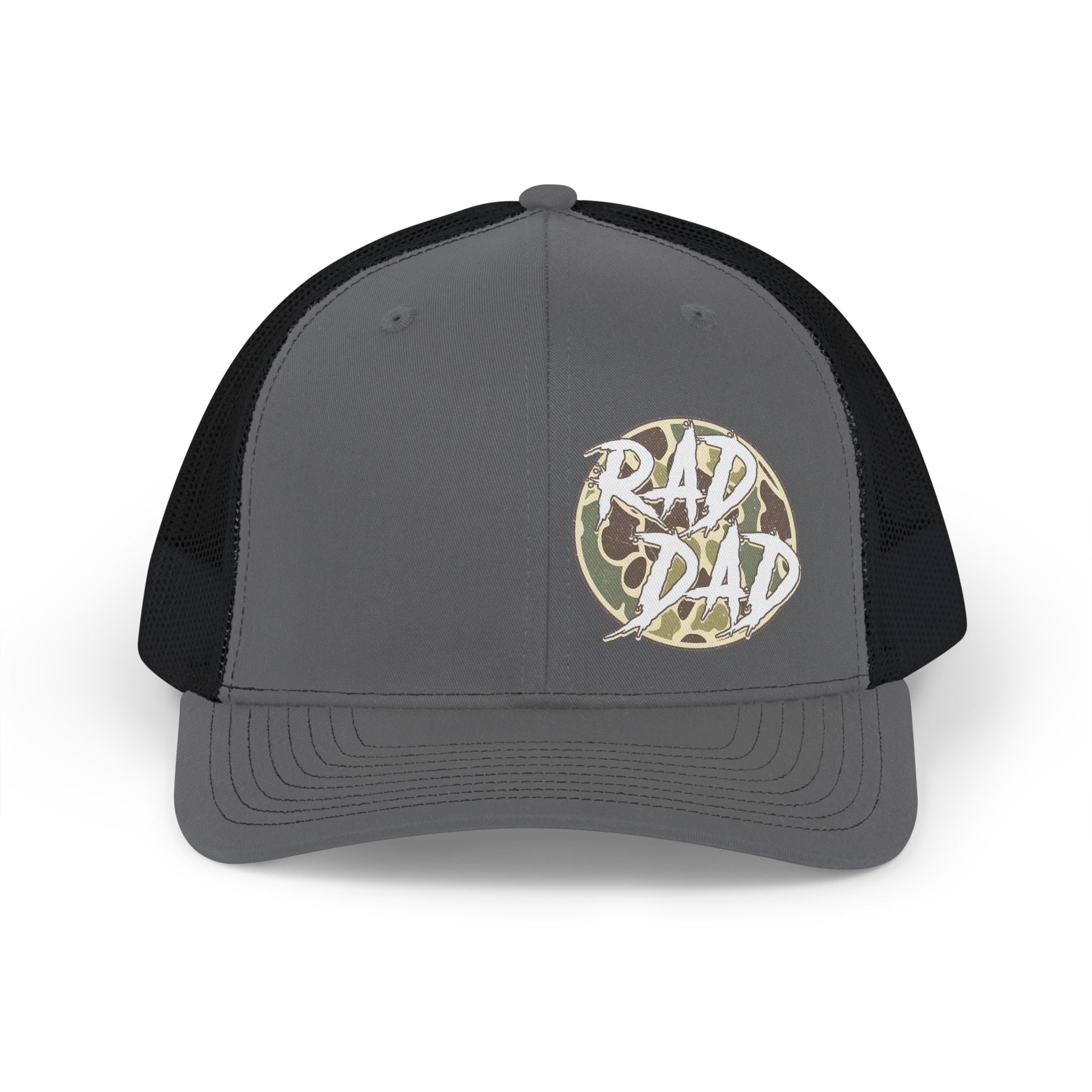 Rad Dad Camo Patch Snapback Trucker Cap