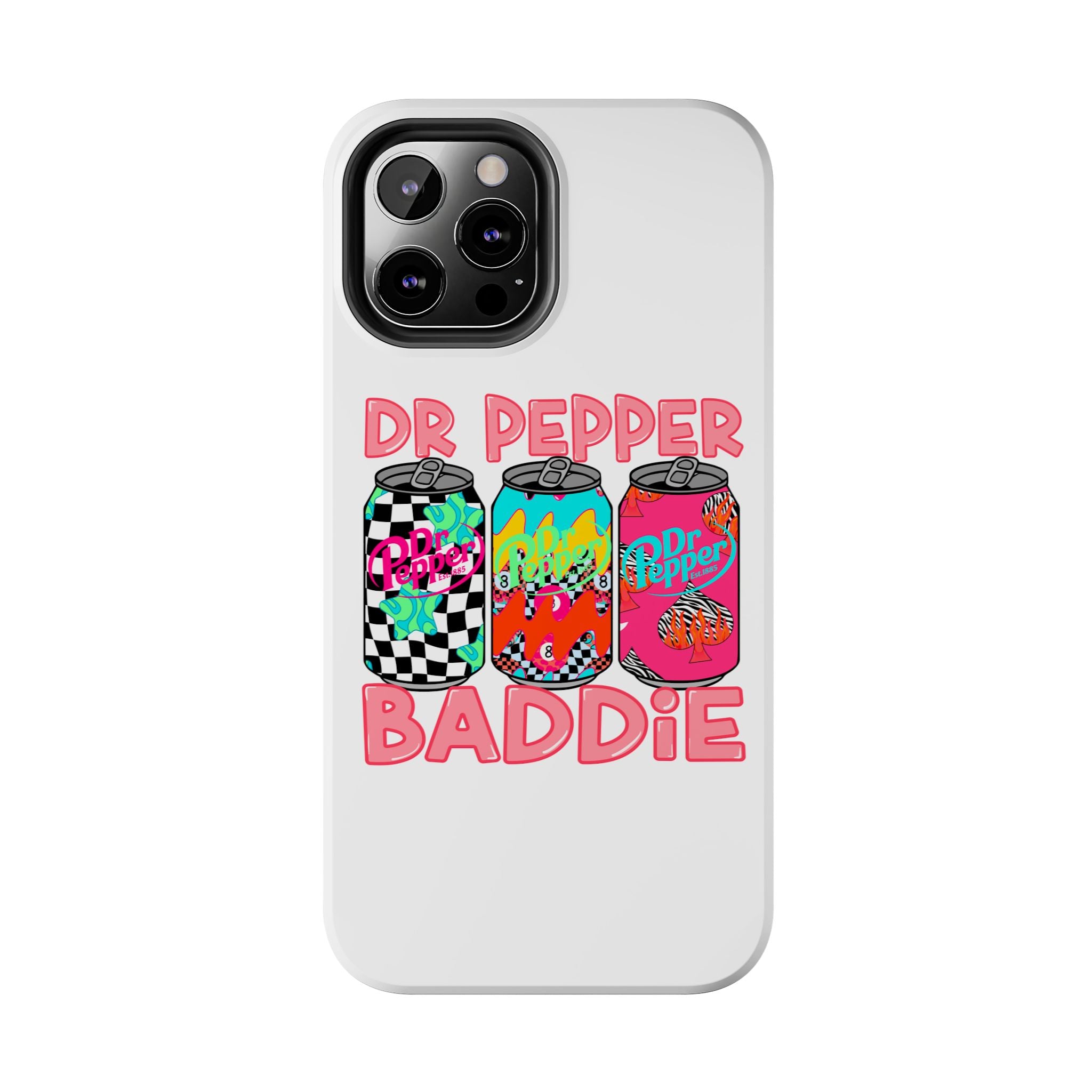 Dr Pepper Baddie Tough Phone Case — Retro Pop Soda Can Design