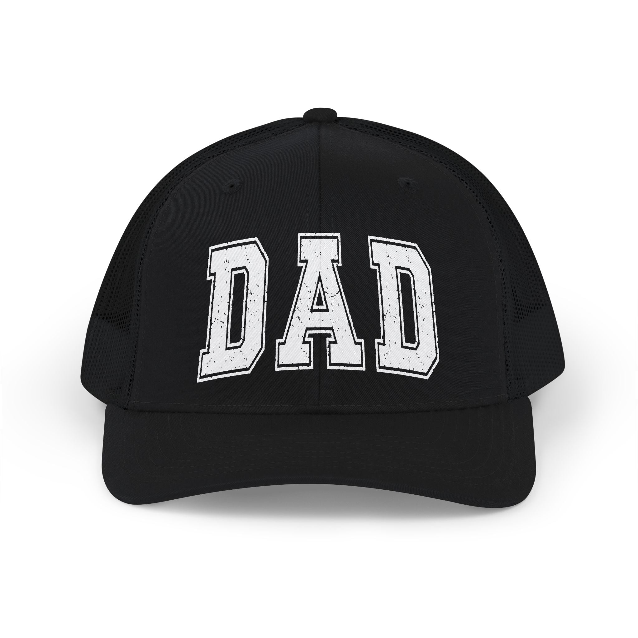 Dad Trucker Cap — Vintage Embroidered 'DAD' Snapback Hat
