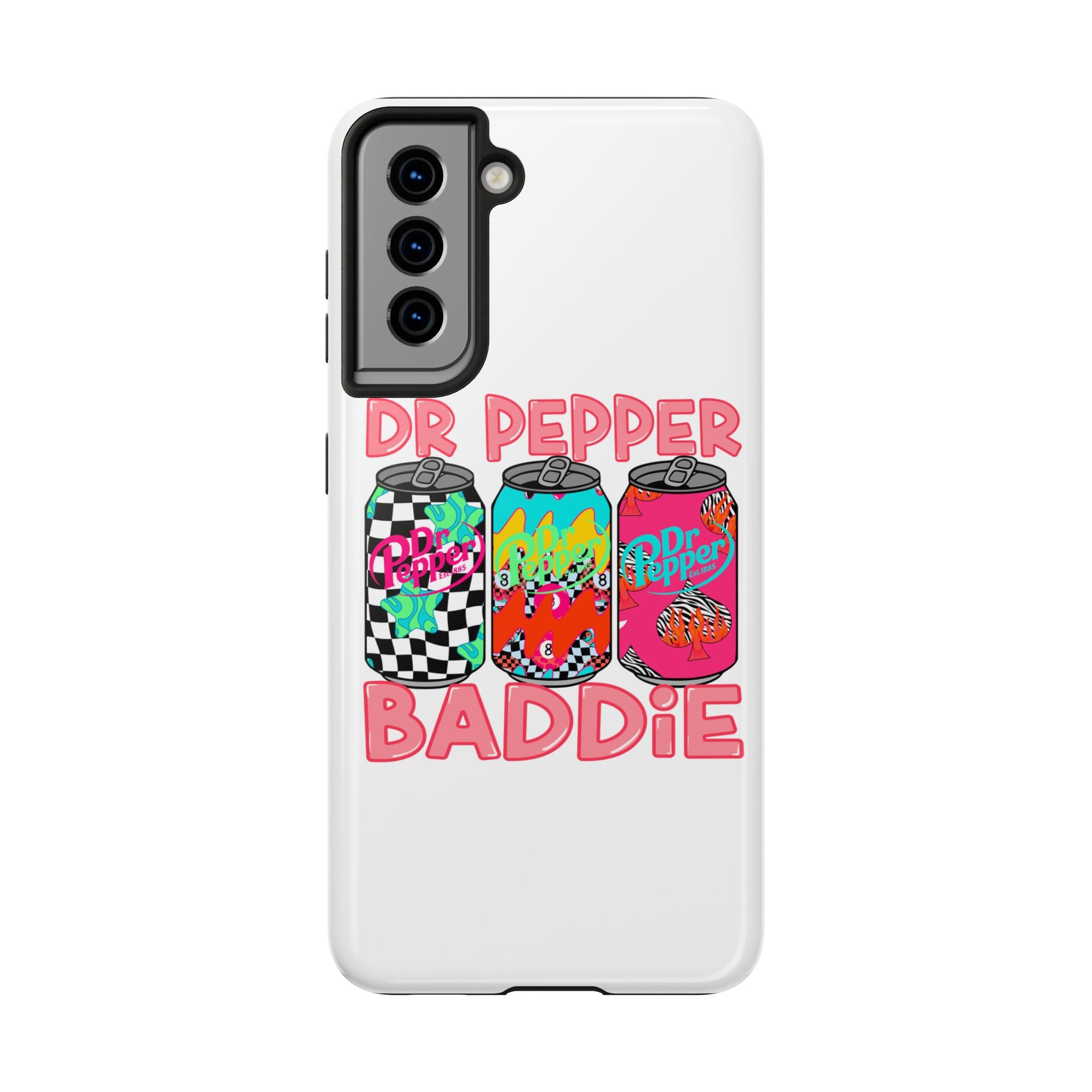 Dr Pepper Baddie Tough Phone Case — Retro Pop Soda Can Design