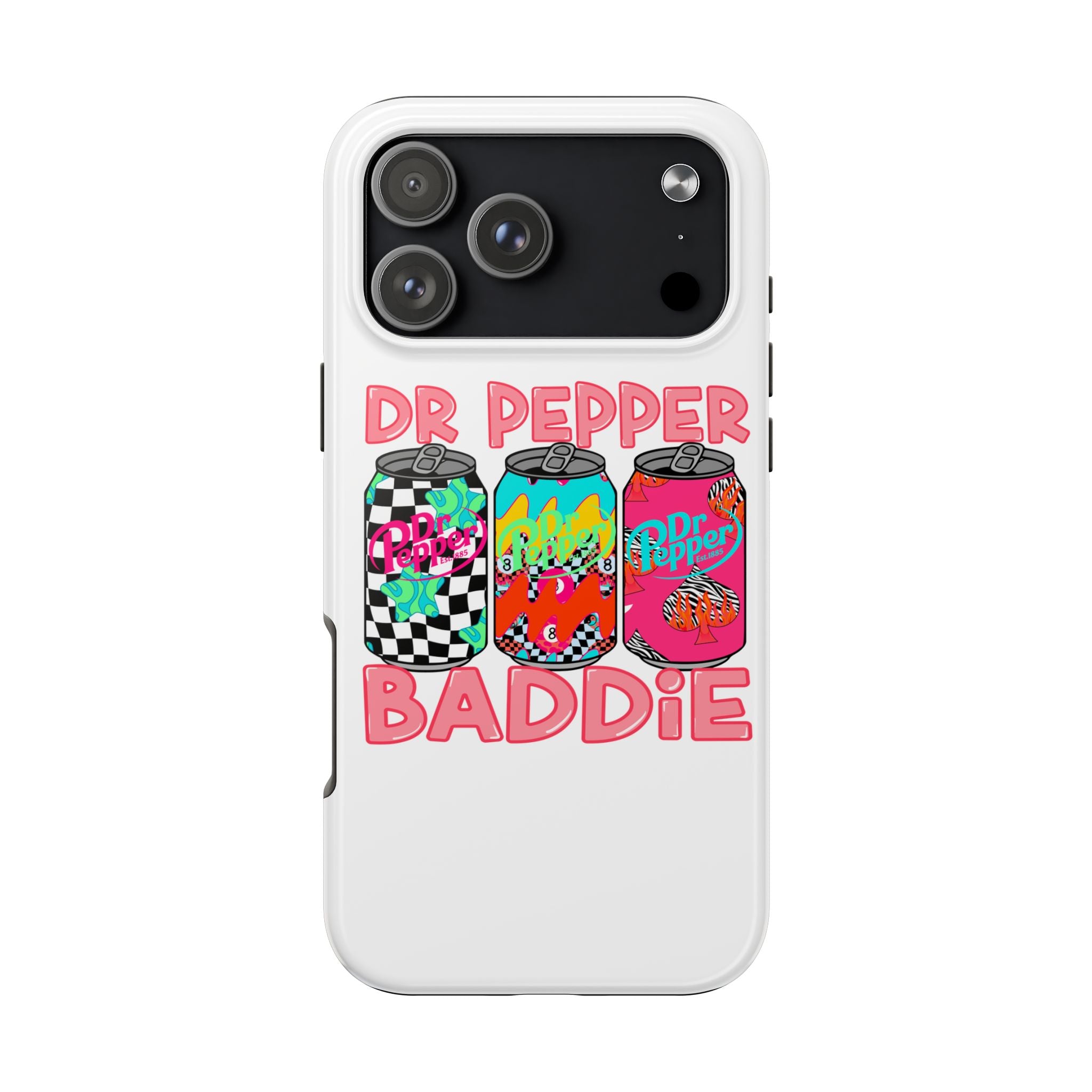 Dr Pepper Baddie Tough Phone Case — Retro Pop Soda Can Design