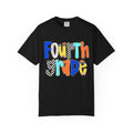 Fourth Grade T-Shirt — Colorful Retro Lettering Tee for Kids