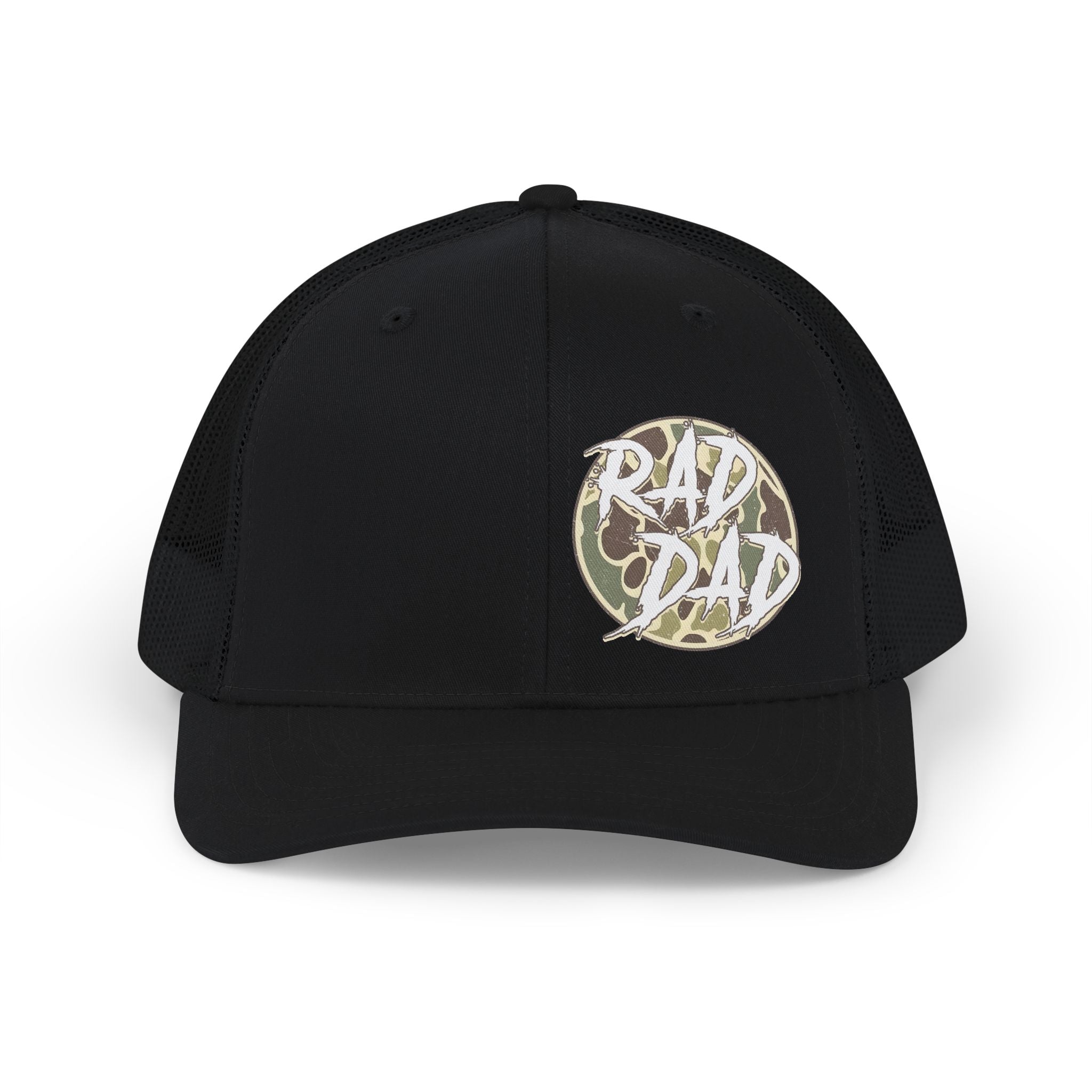 Rad Dad Camo Patch Snapback Trucker Cap
