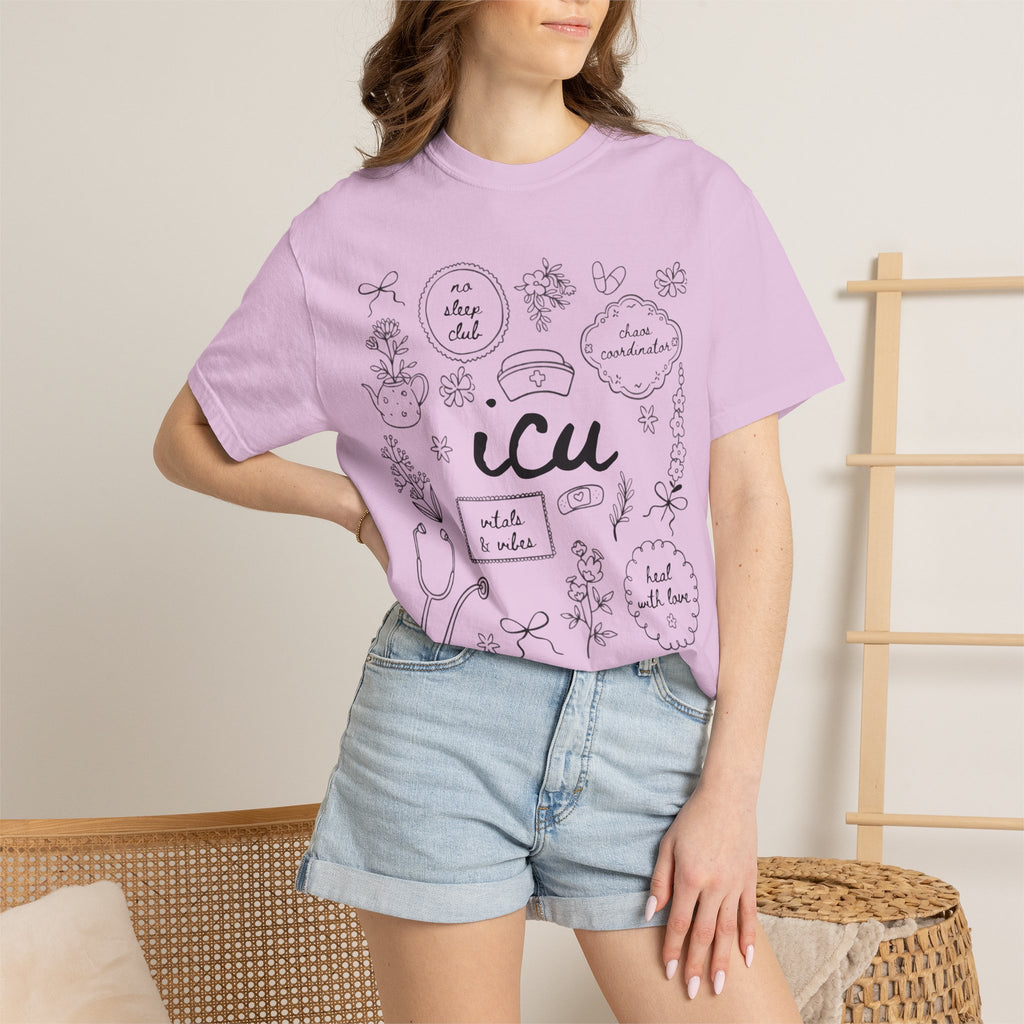 ICU Unisex Garment-Dyed T-shirt