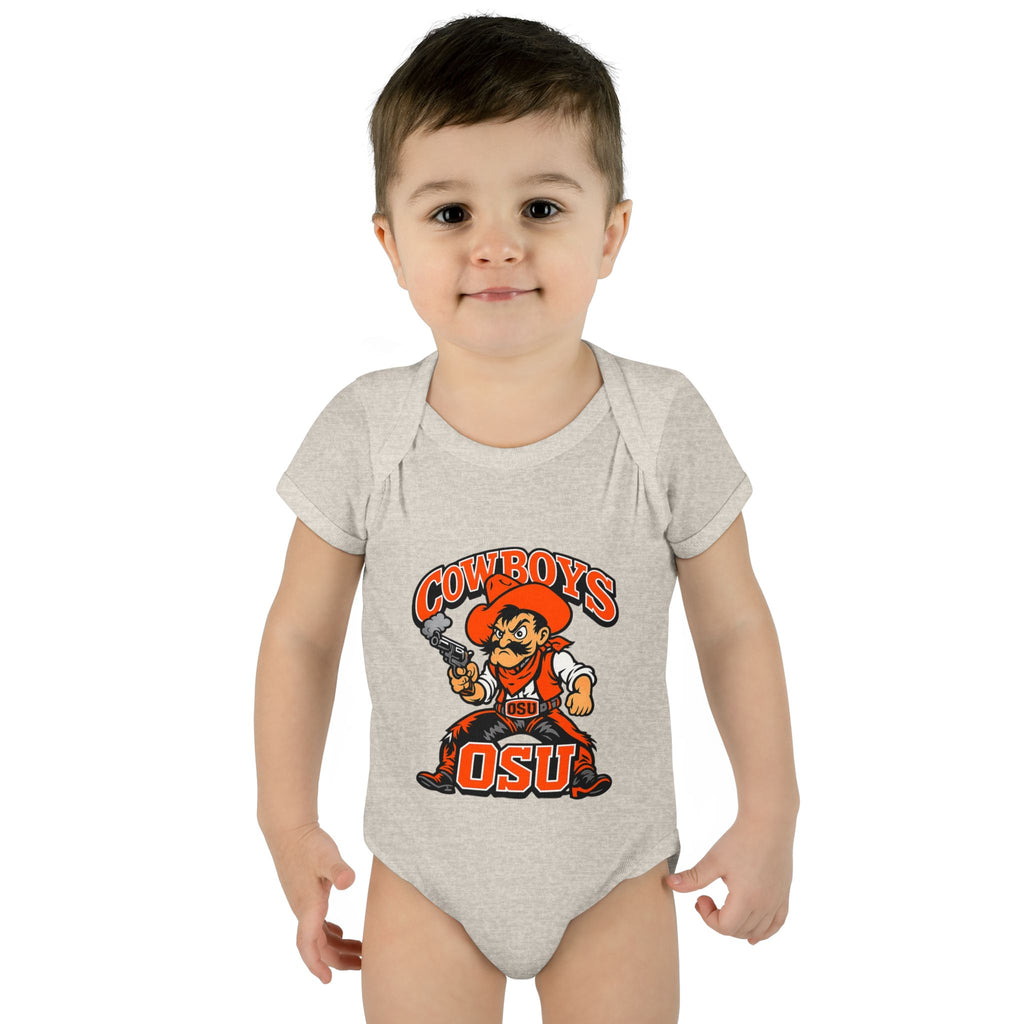 OSU Cowboys Infant Bodysuit – Baby Cowboy Mascot Onesie
