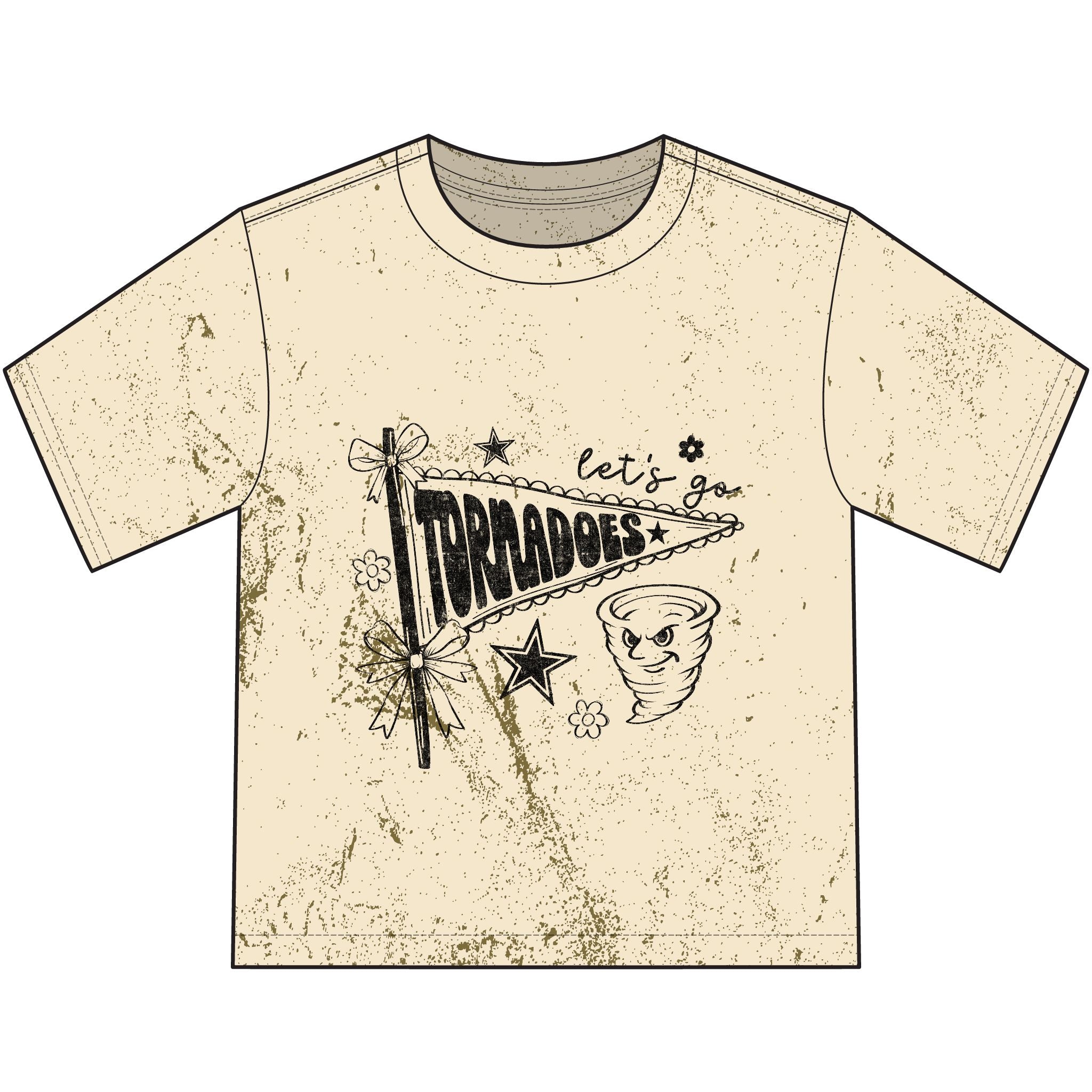 Let's Go Tornadoes Youth T-Shirt – Vintage School Spirit Tee