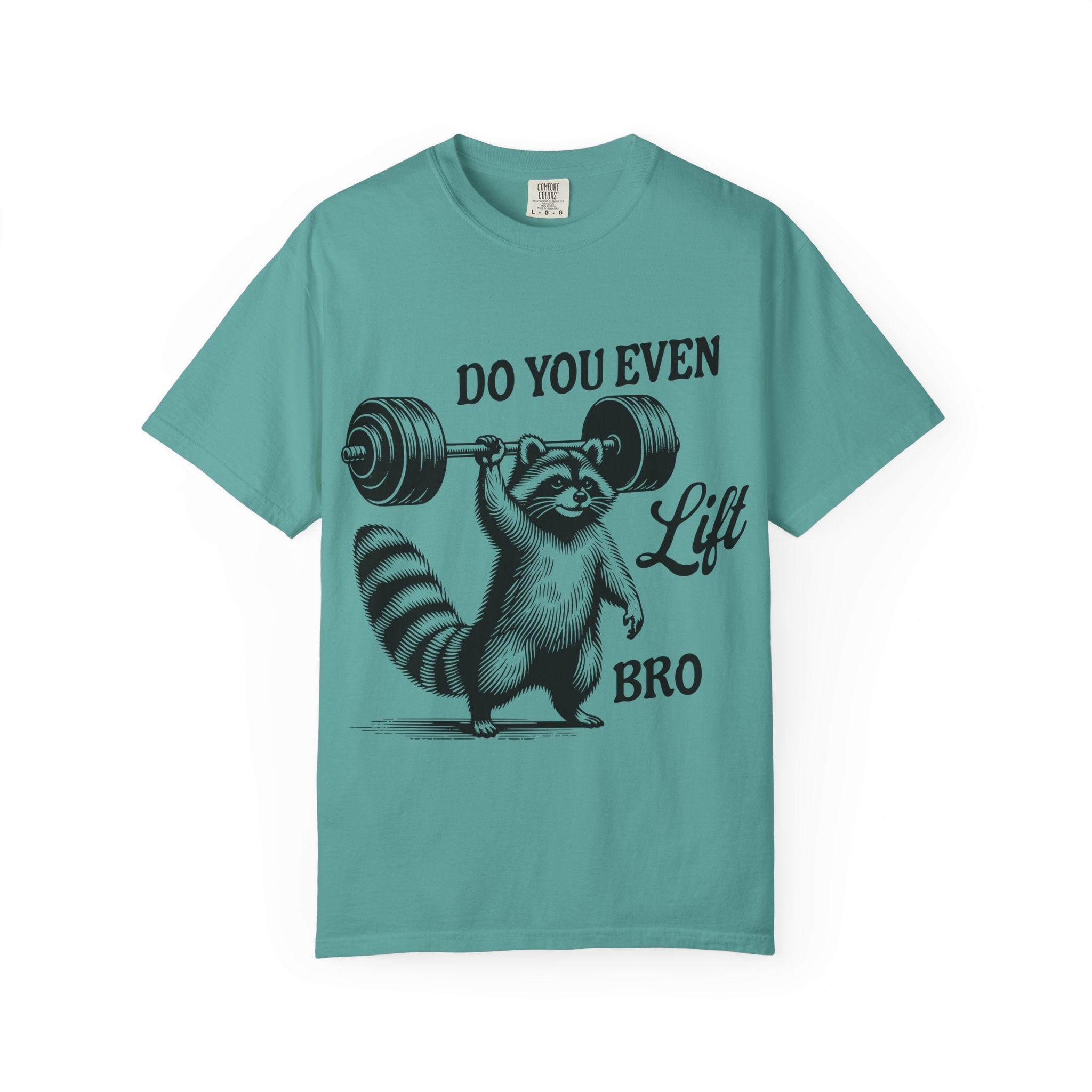Do You Even Lift Bro? Raccoon Weightlifting T-Shirt