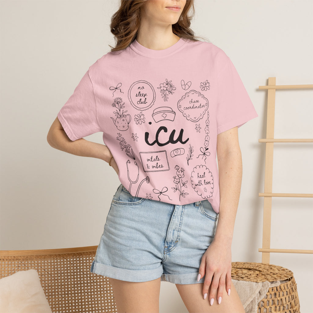 ICU Unisex Garment-Dyed T-shirt
