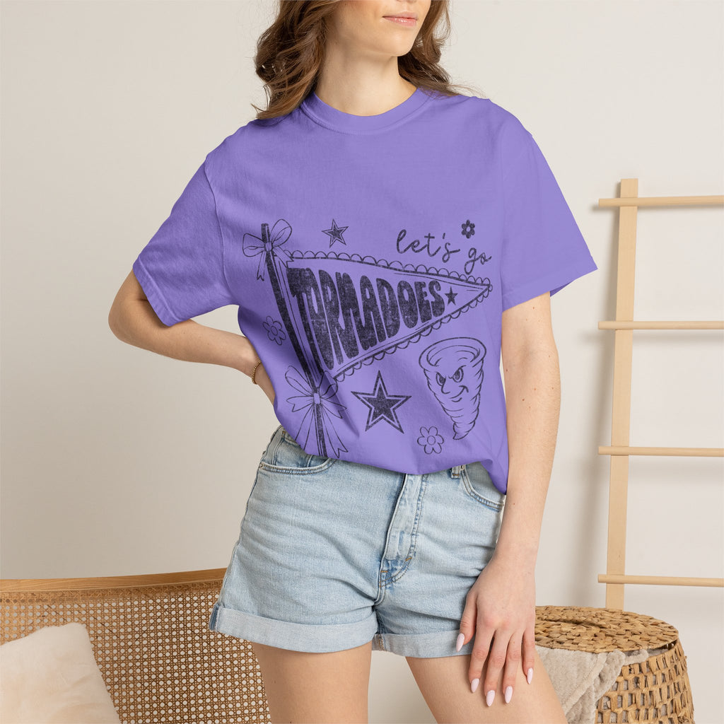 Let's Go Tornadoes Retro Graphic T-Shirt