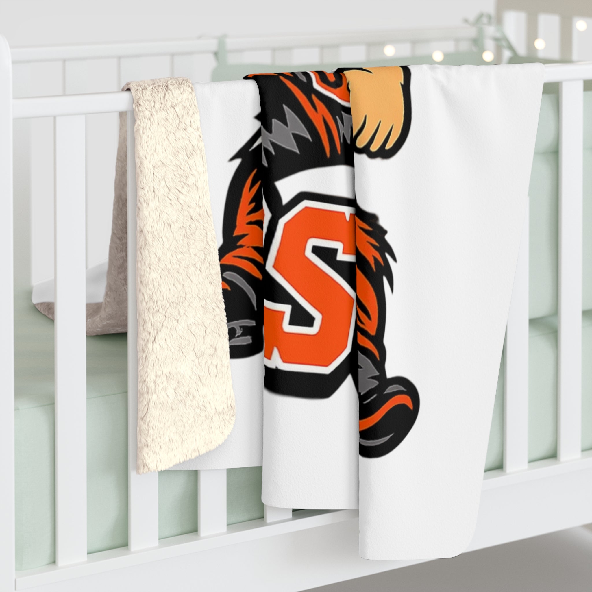 OSU Cowboys Sherpa Fleece Blanket — Cozy Team Logo Throw