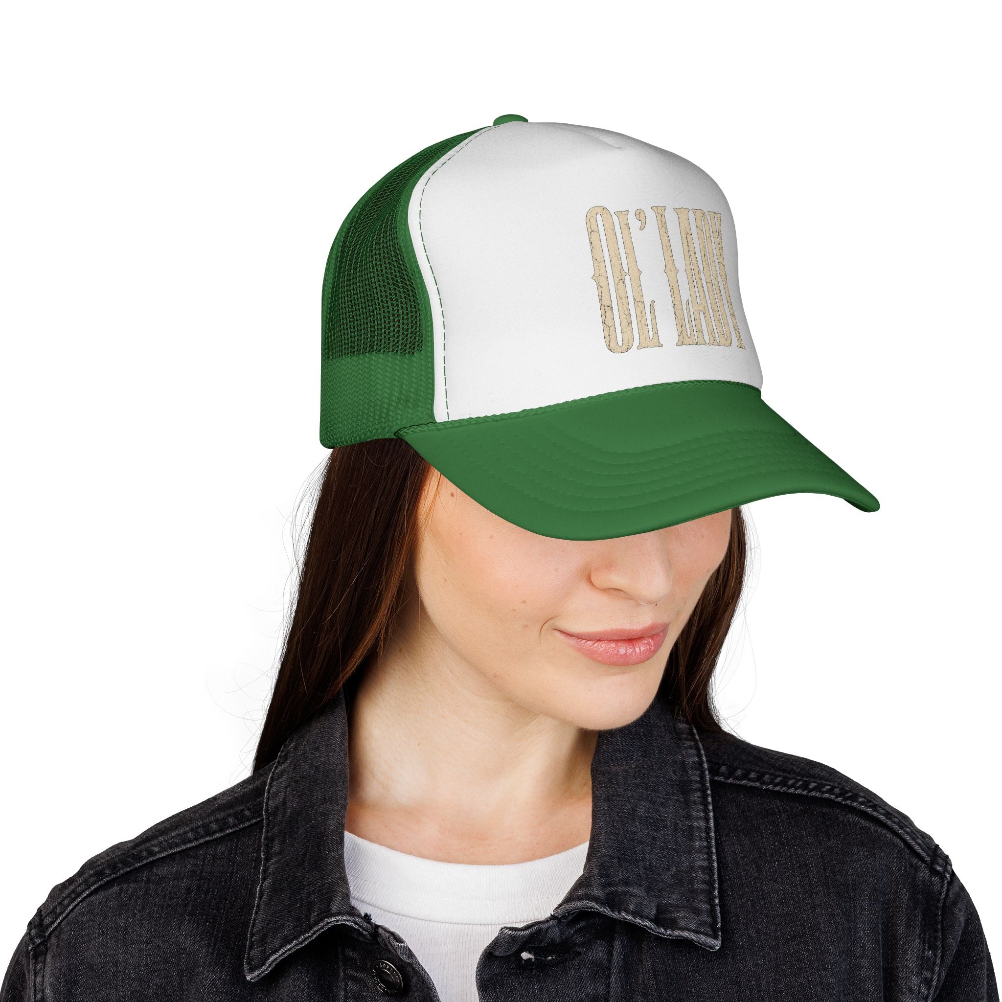 Trucker Cap — "Oh Lady" Vintage Script Mesh Hat