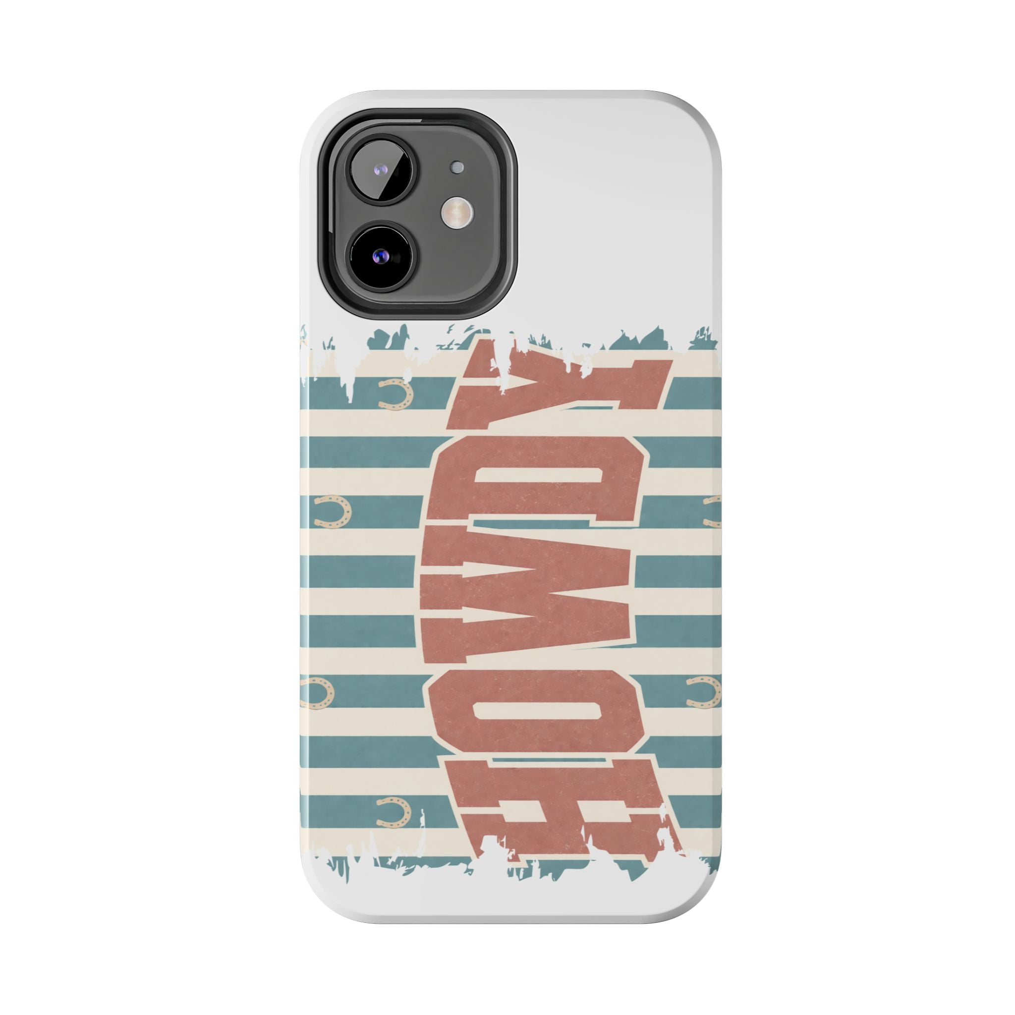 Vintage 'LOVE' Striped Tough Phone Case