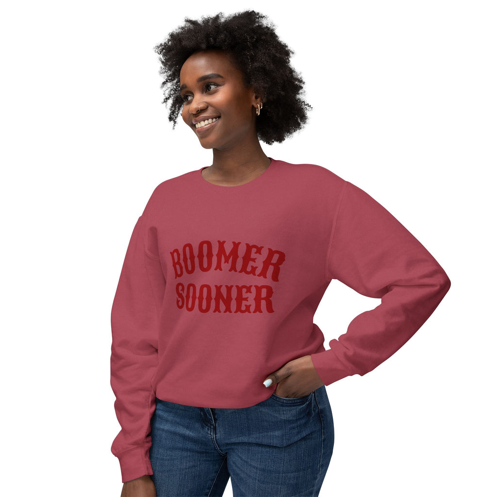 Boomer Sooner Crewneck Sweatshirt — OU Game Day Sweater
