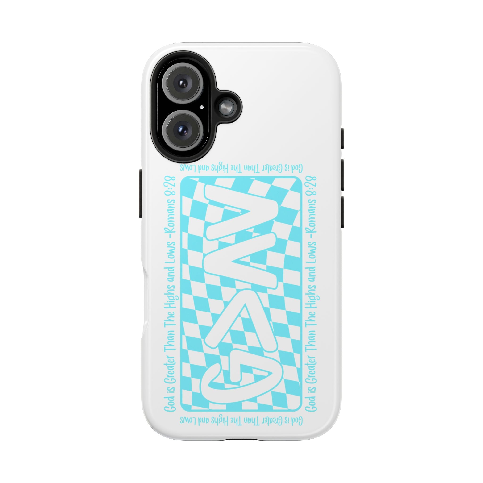 GAY Checkerboard Tough Phone Case — Pride Protective Phone Cover