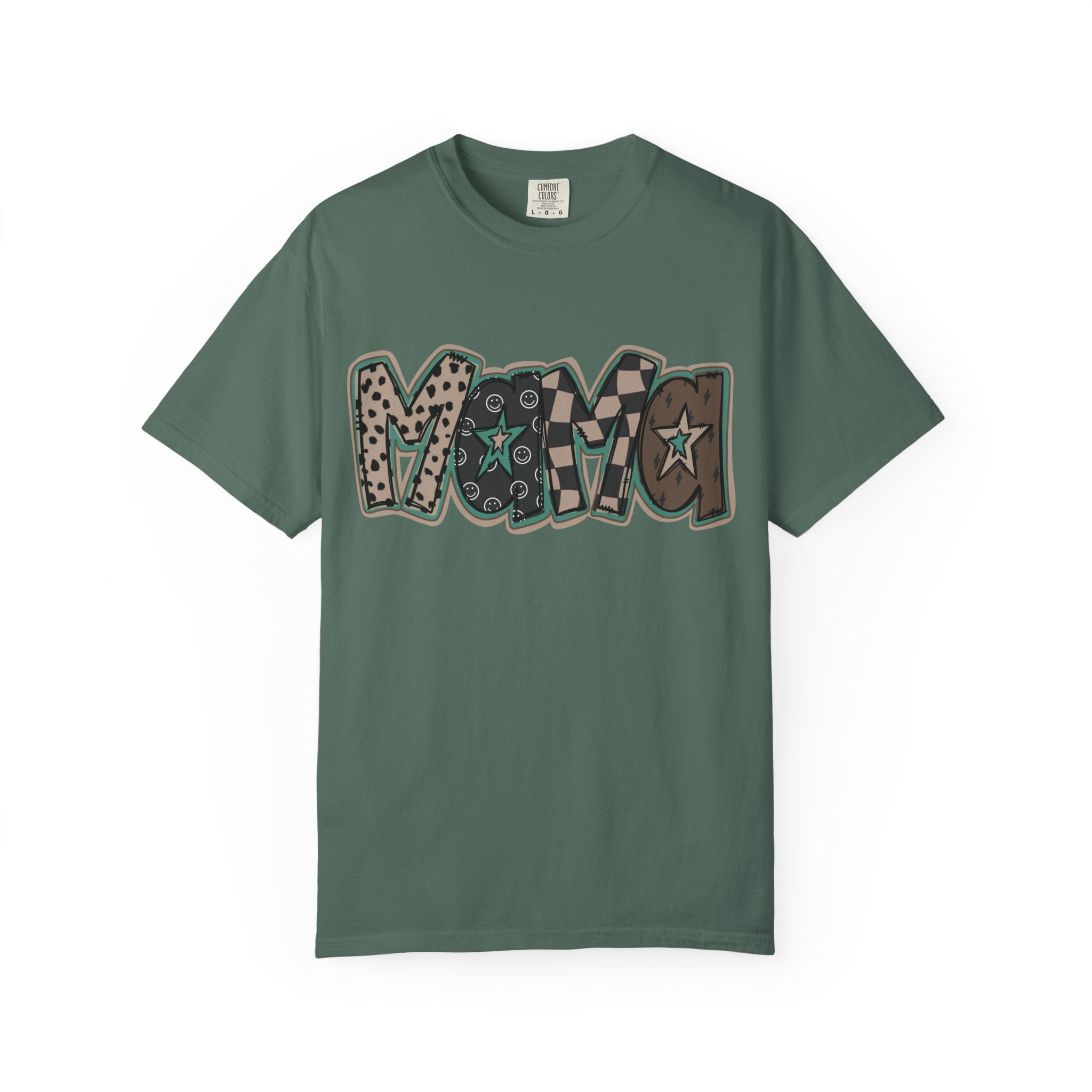 Vegan Retro Graffiti T‑Shirt — Vintage Bandana Pattern Tee