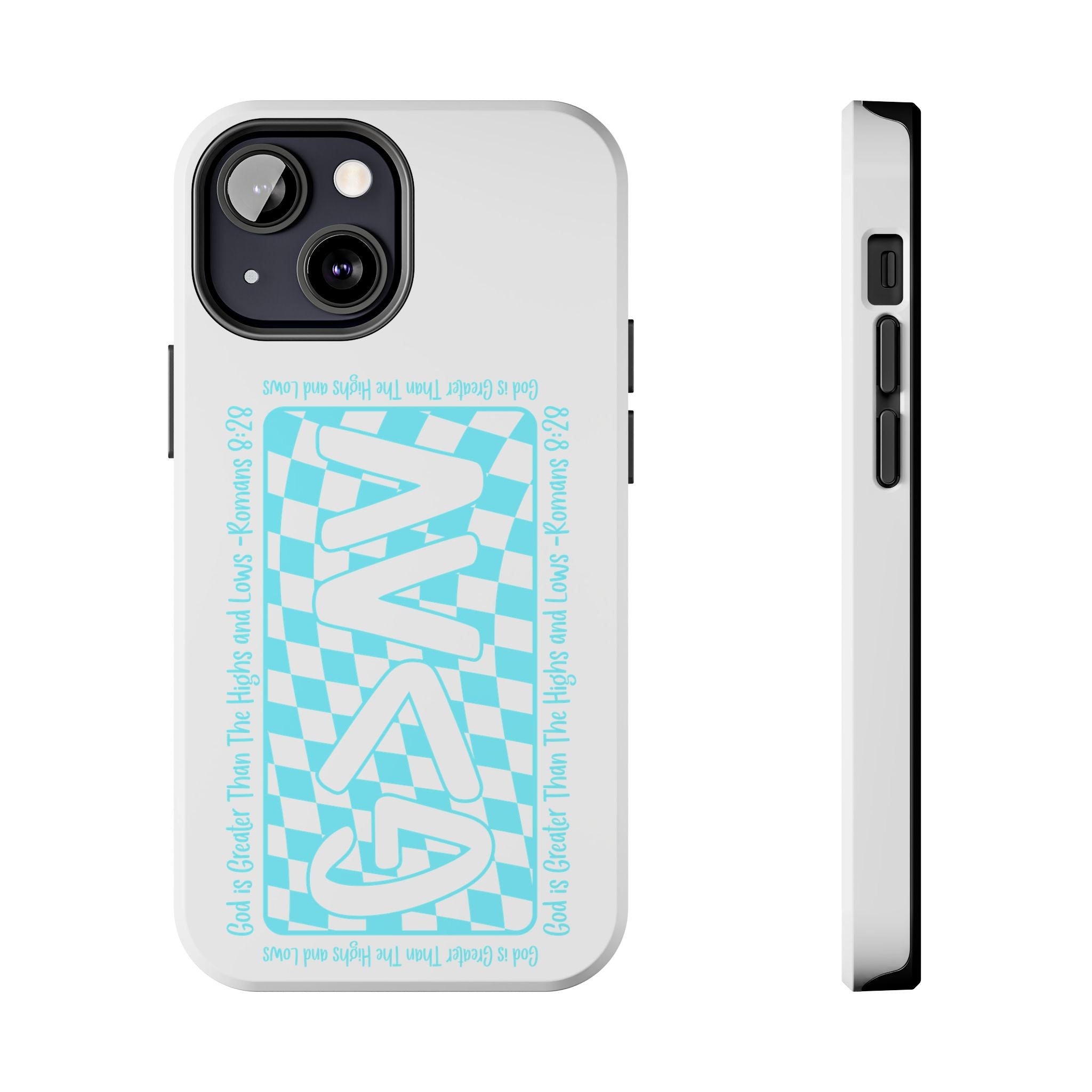 GAY Checkerboard Tough Phone Case — Pride Protective Phone Cover