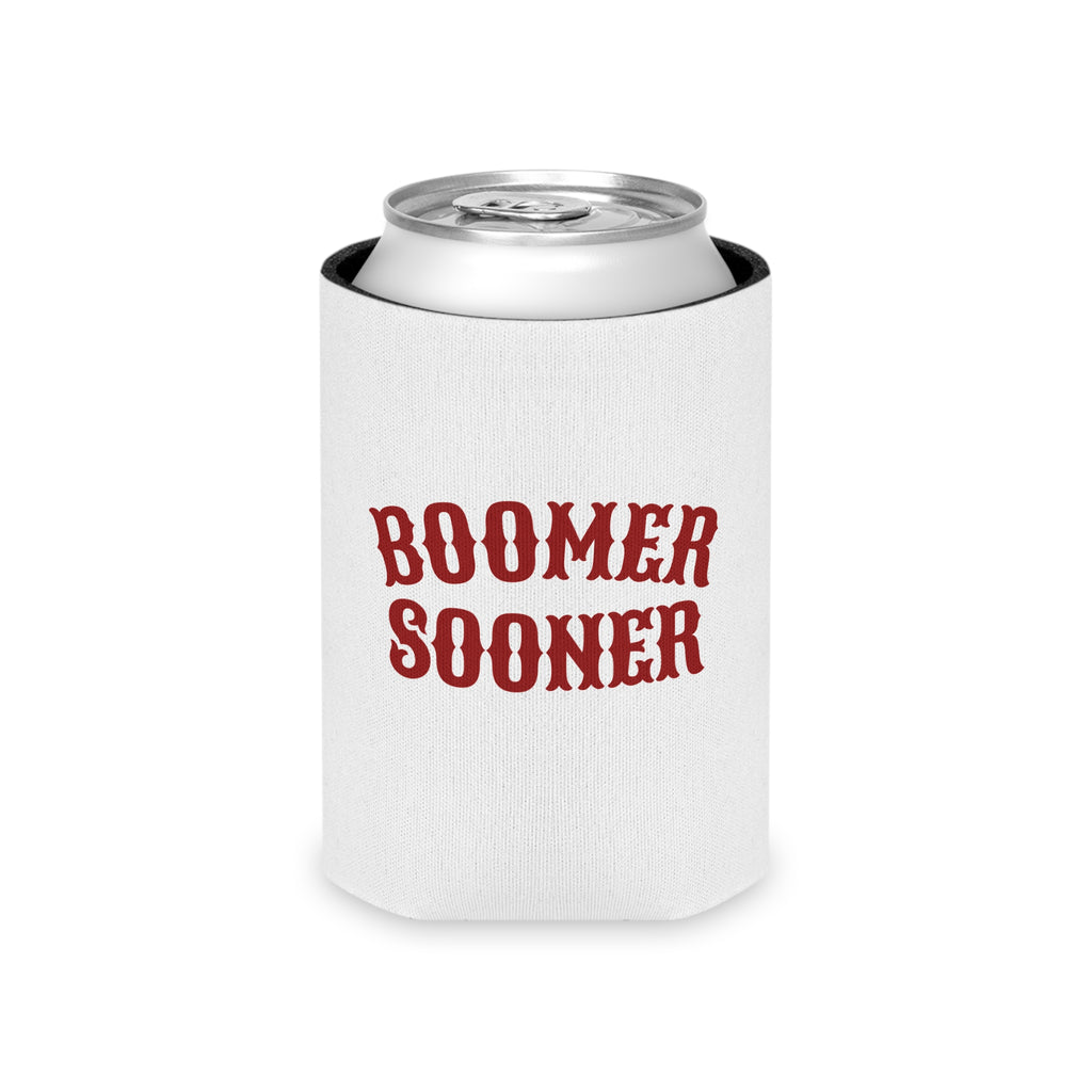Boomer Sooner Can Cooler — OU Game Day Beverage Koozie