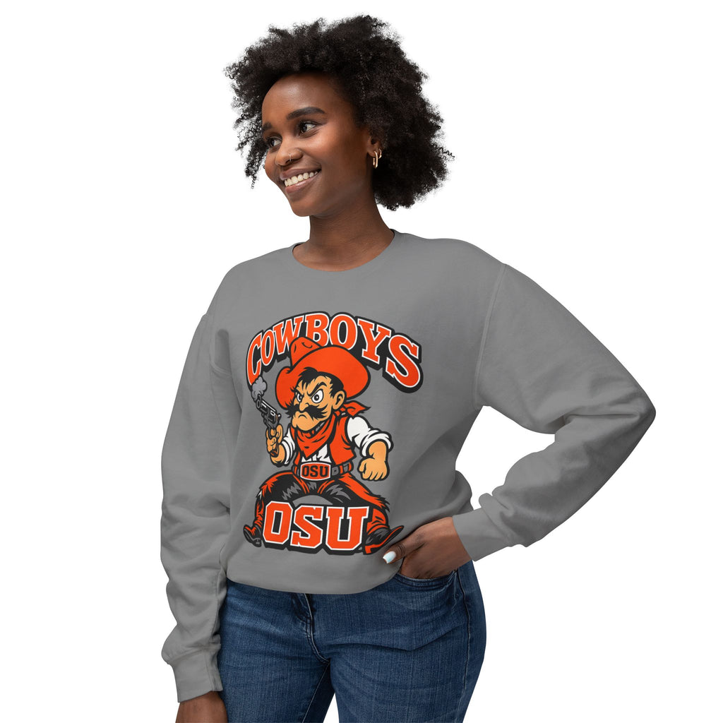 OSU Cowboys Mascot Sweatshirt — Vintage Cowboy Team Crewneck