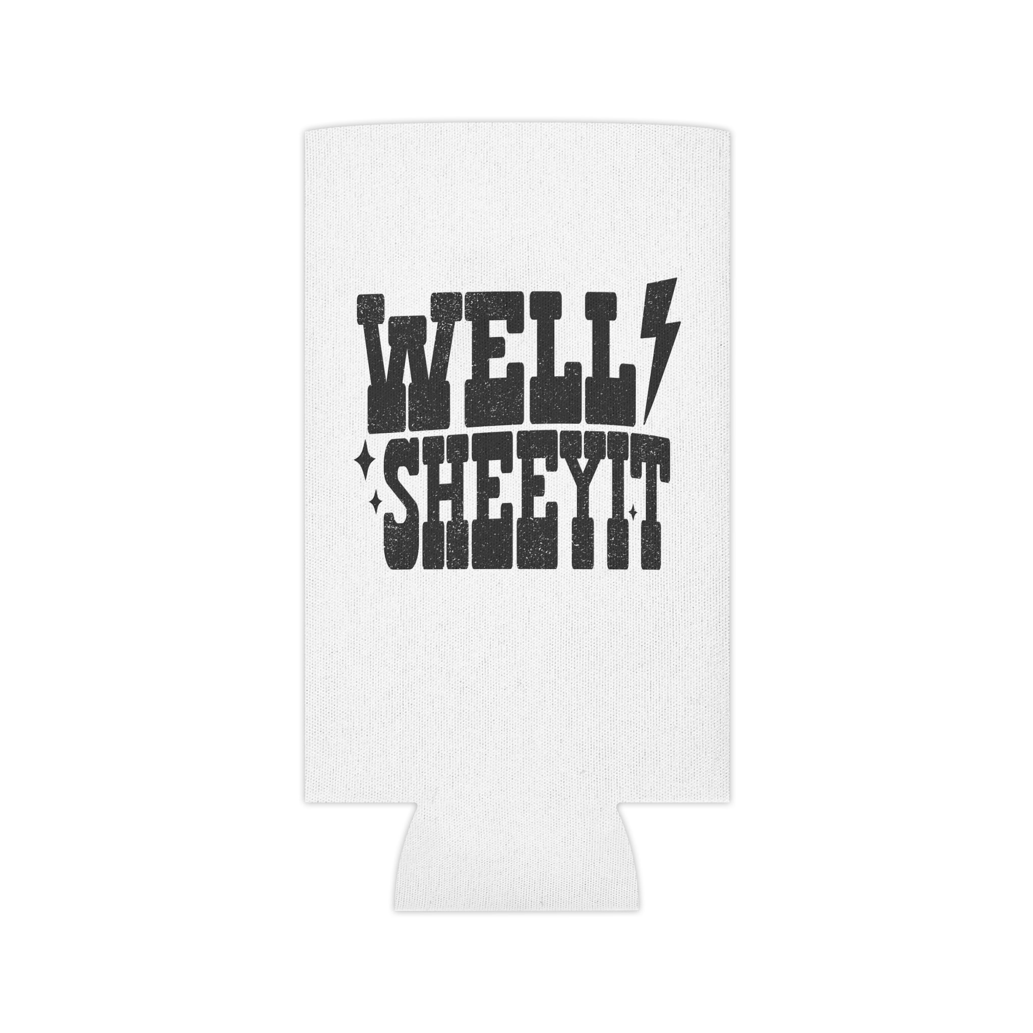 Can Cooler — "Well Sheeyit" Retro Western Can Cooler