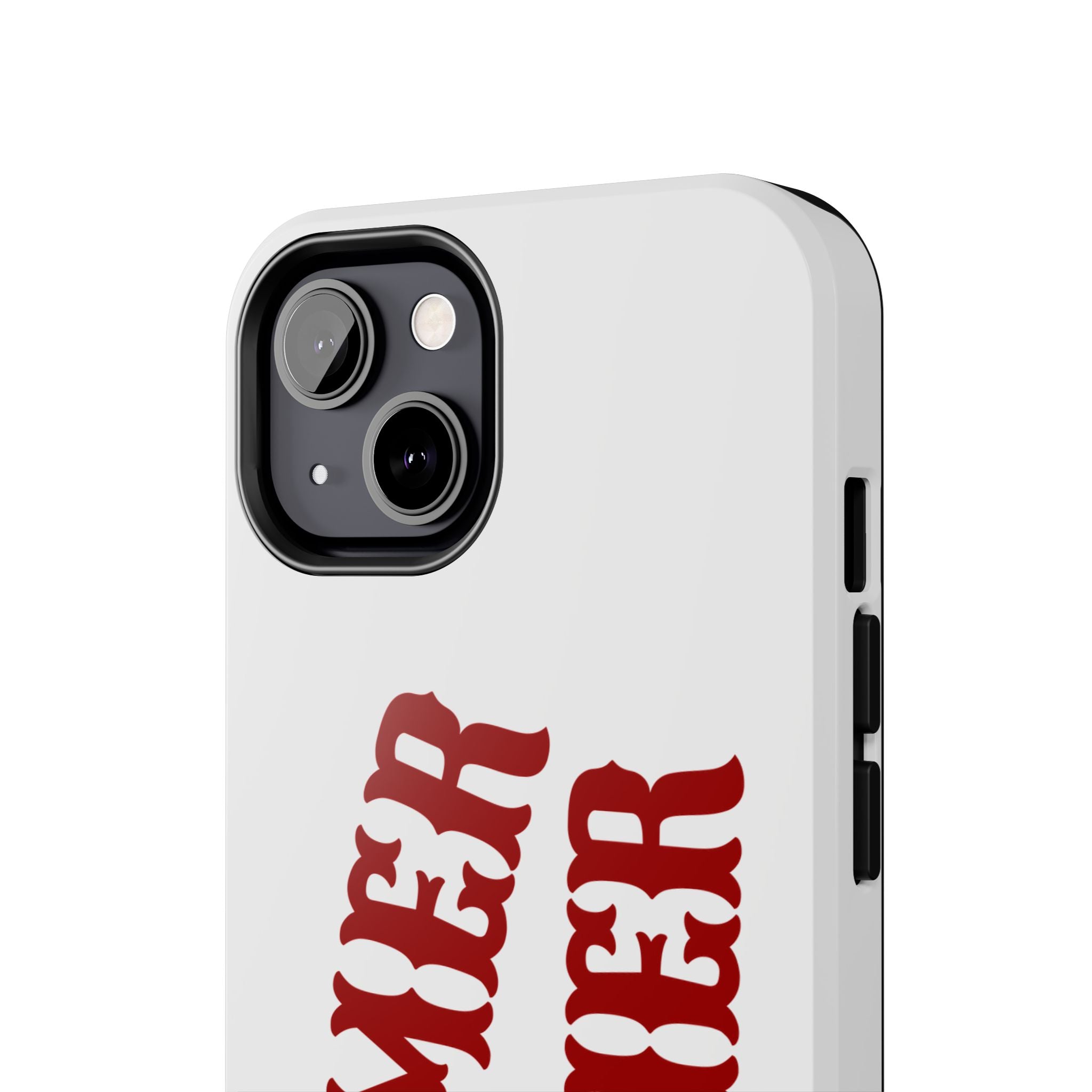Boomer Sooner Tough Phone Case — Oklahoma Crimson Retro Text Protective Cover