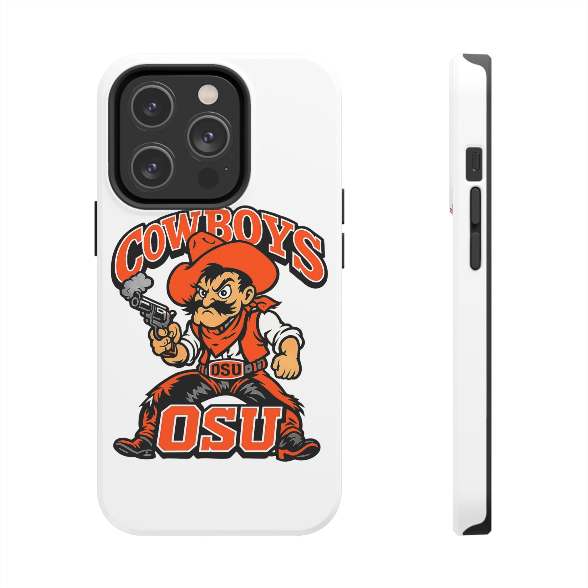 OSU Cowboys Tough Phone Case — Retro Mascot Protective Cover