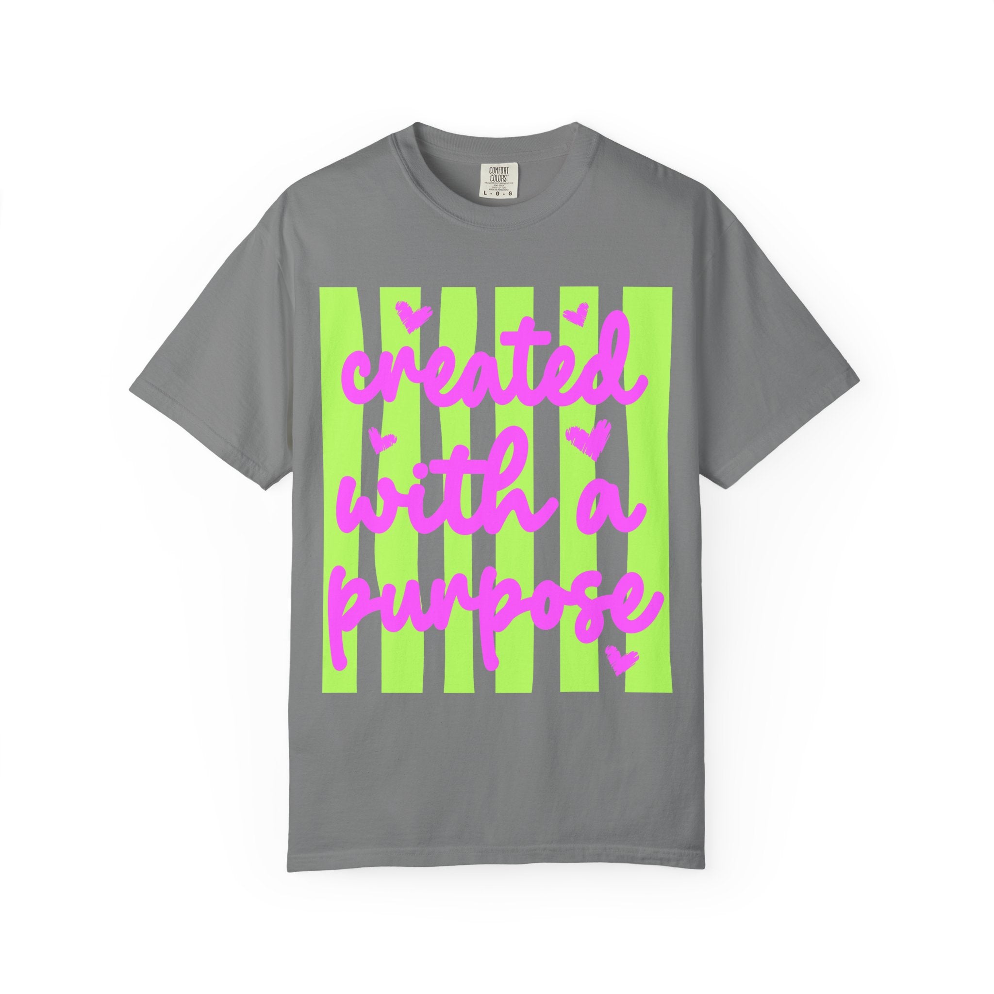 Created With a Purpose T-Shirt — Inspirational Graphic Tee