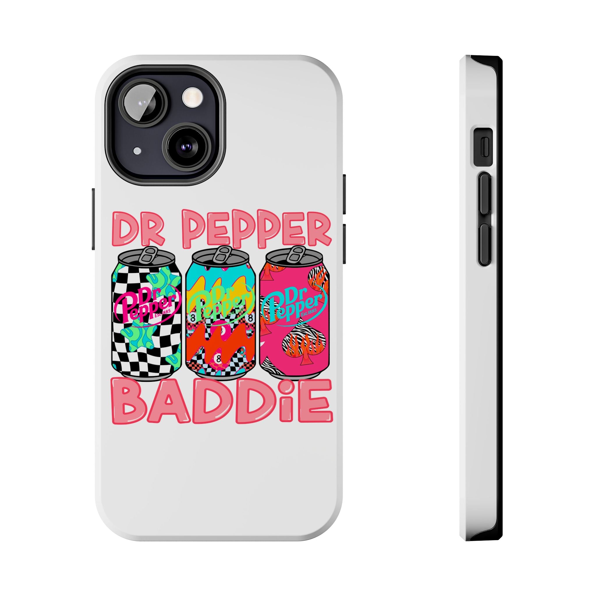 Dr Pepper Baddie Tough Phone Case — Retro Pop Soda Can Design