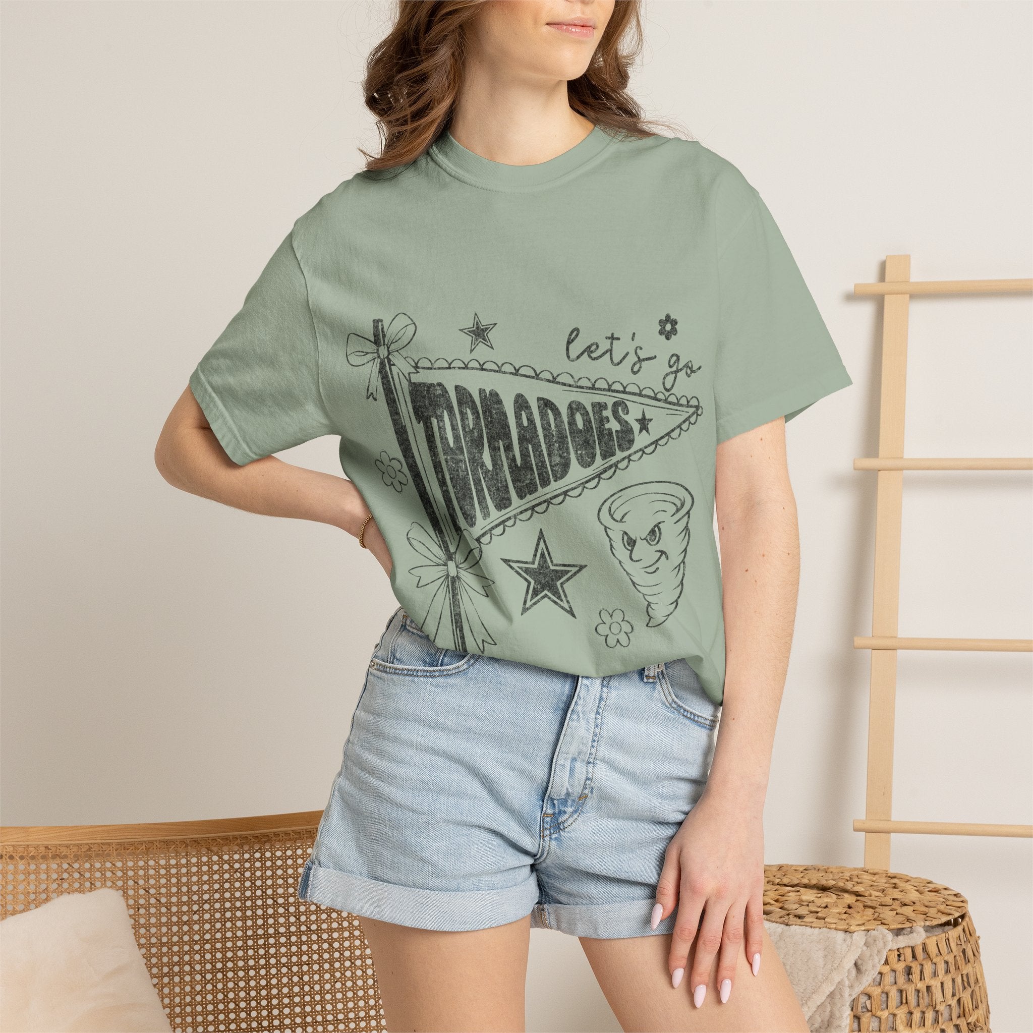 Let's Go Tornadoes Retro Graphic T-Shirt