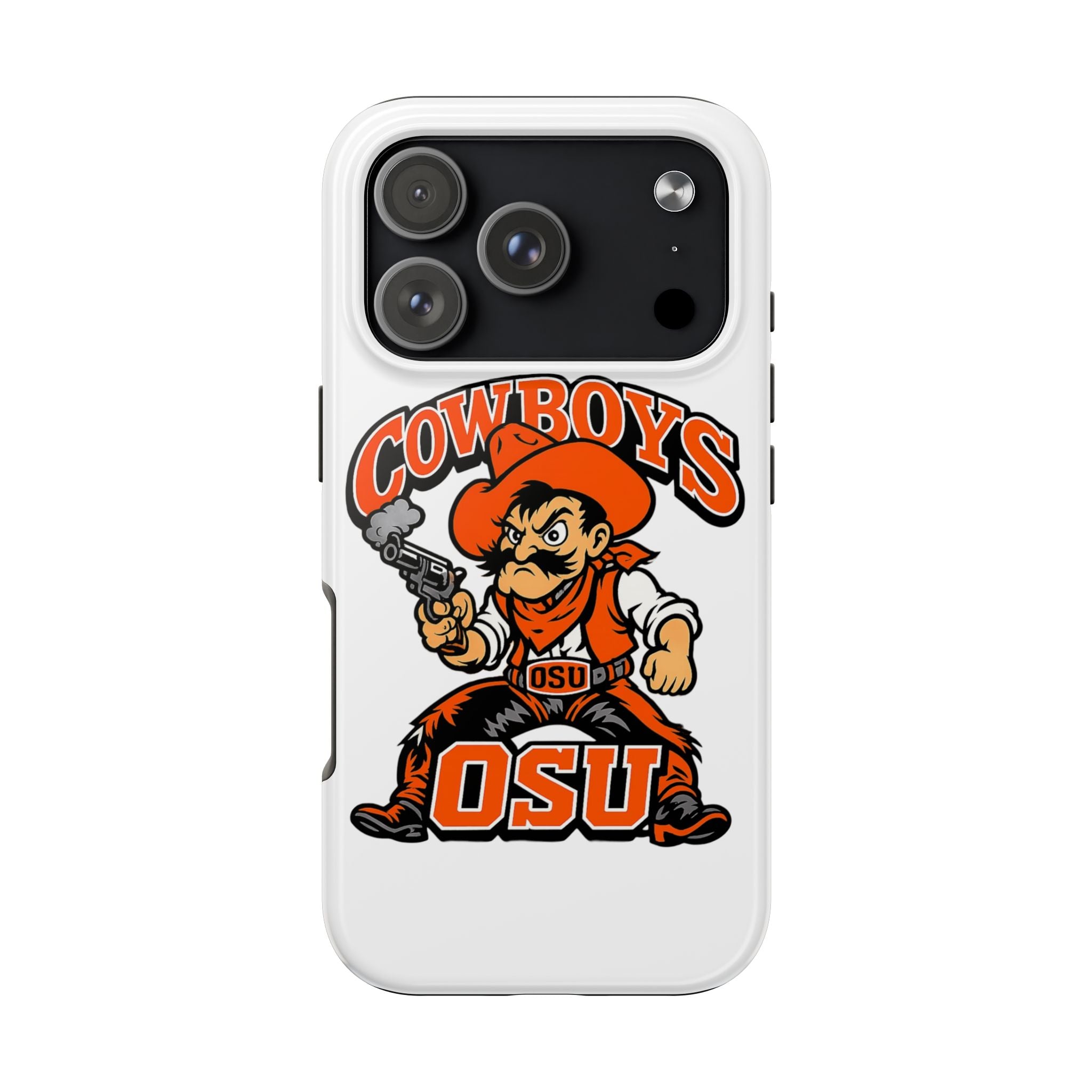 OSU Cowboys Tough Phone Case — Retro Mascot Protective Cover
