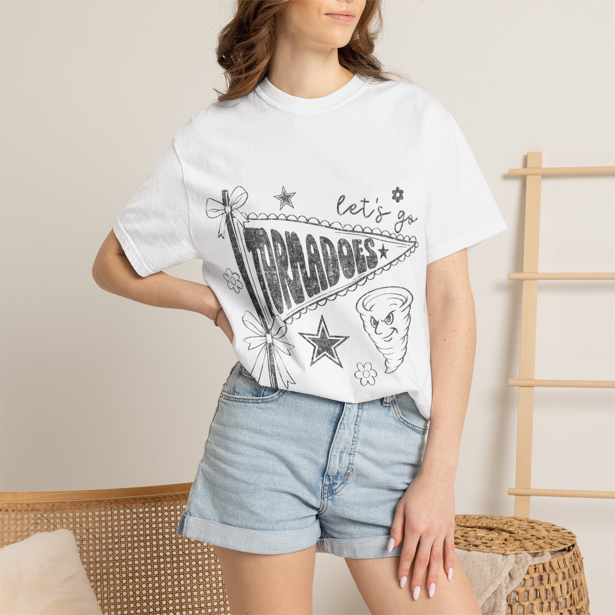 Let's Go Tornadoes Retro Graphic T-Shirt