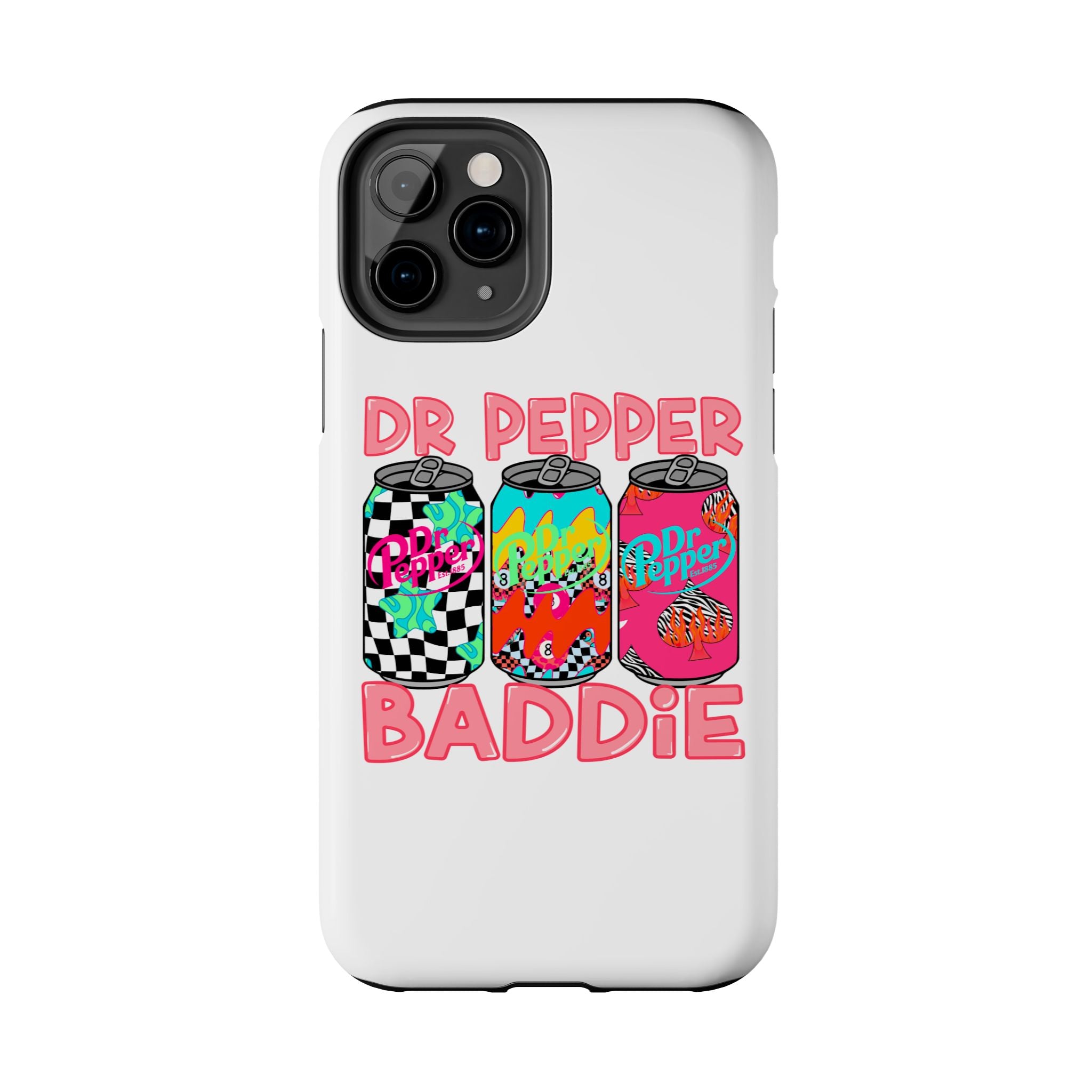 Dr Pepper Baddie Tough Phone Case — Retro Pop Soda Can Design