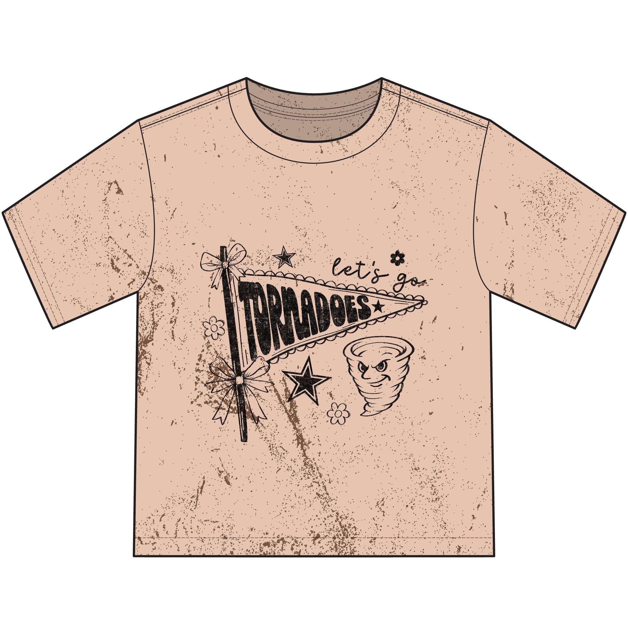 Let's Go Tornadoes Youth T-Shirt – Vintage School Spirit Tee