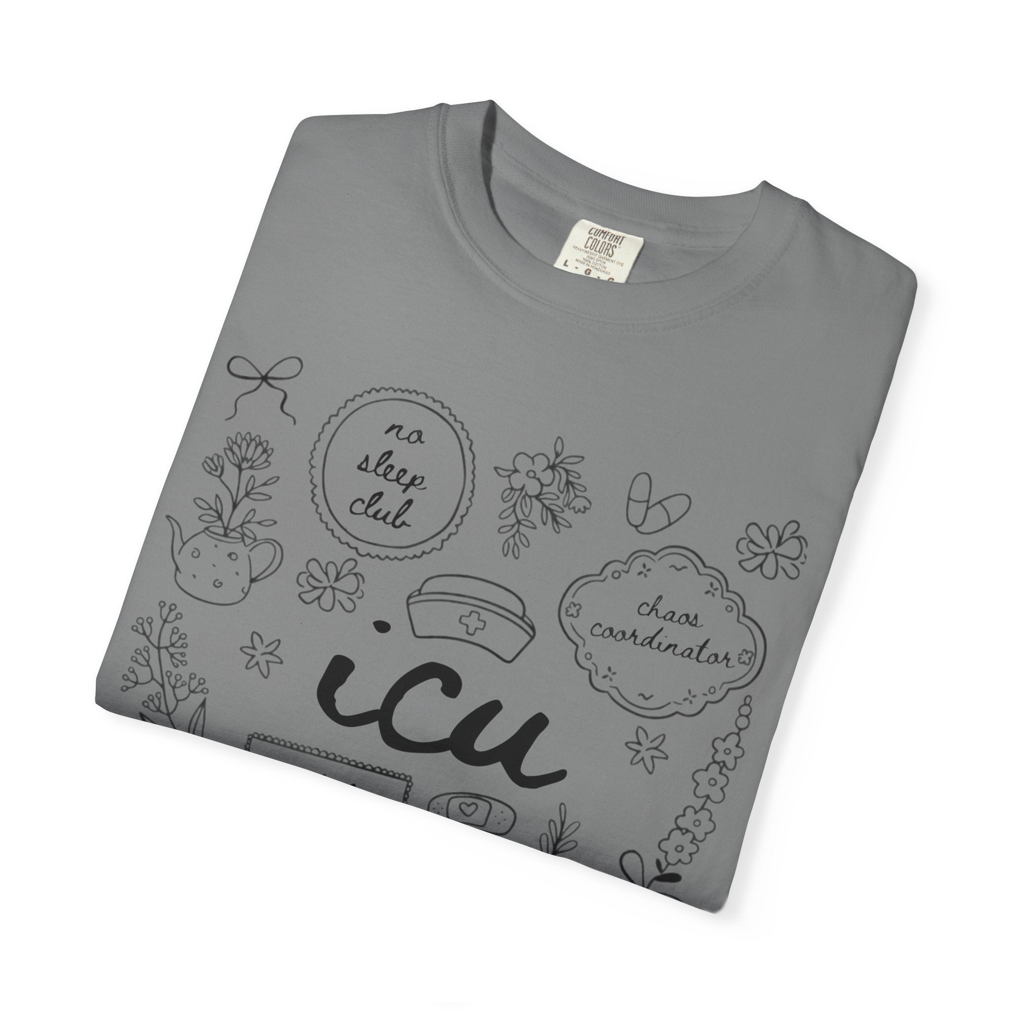 ICU Unisex Garment-Dyed T-shirt