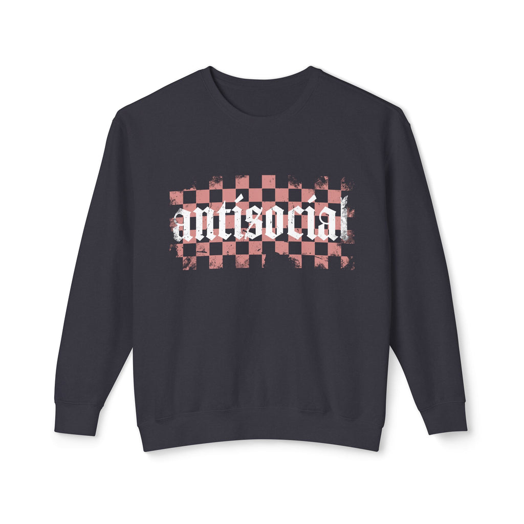Antisocial Checkerboard Crewneck Sweatshirt